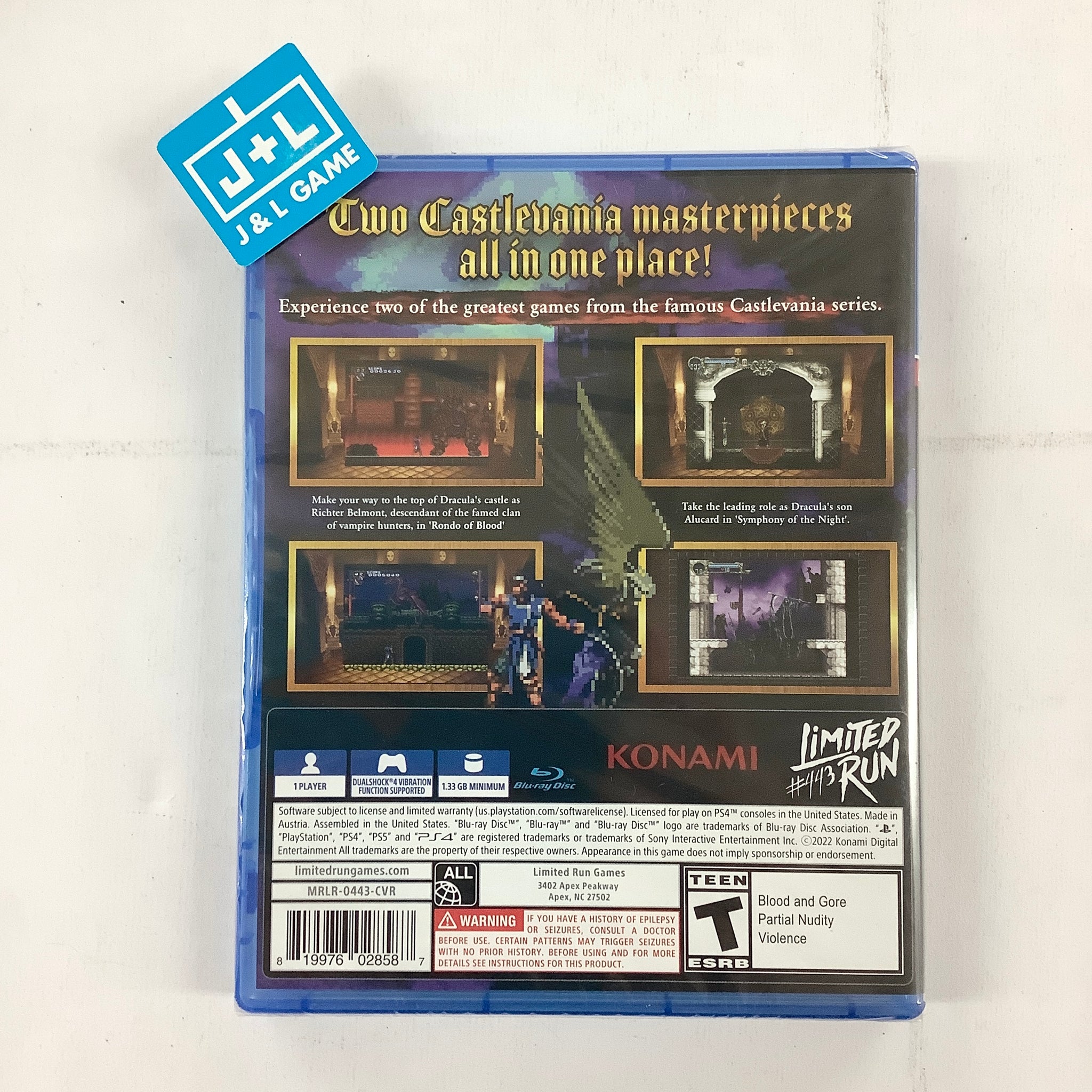 Castlevania Requiem (Limited Run 443) (PS4) PlayStation 4 J&L Video Games New York City