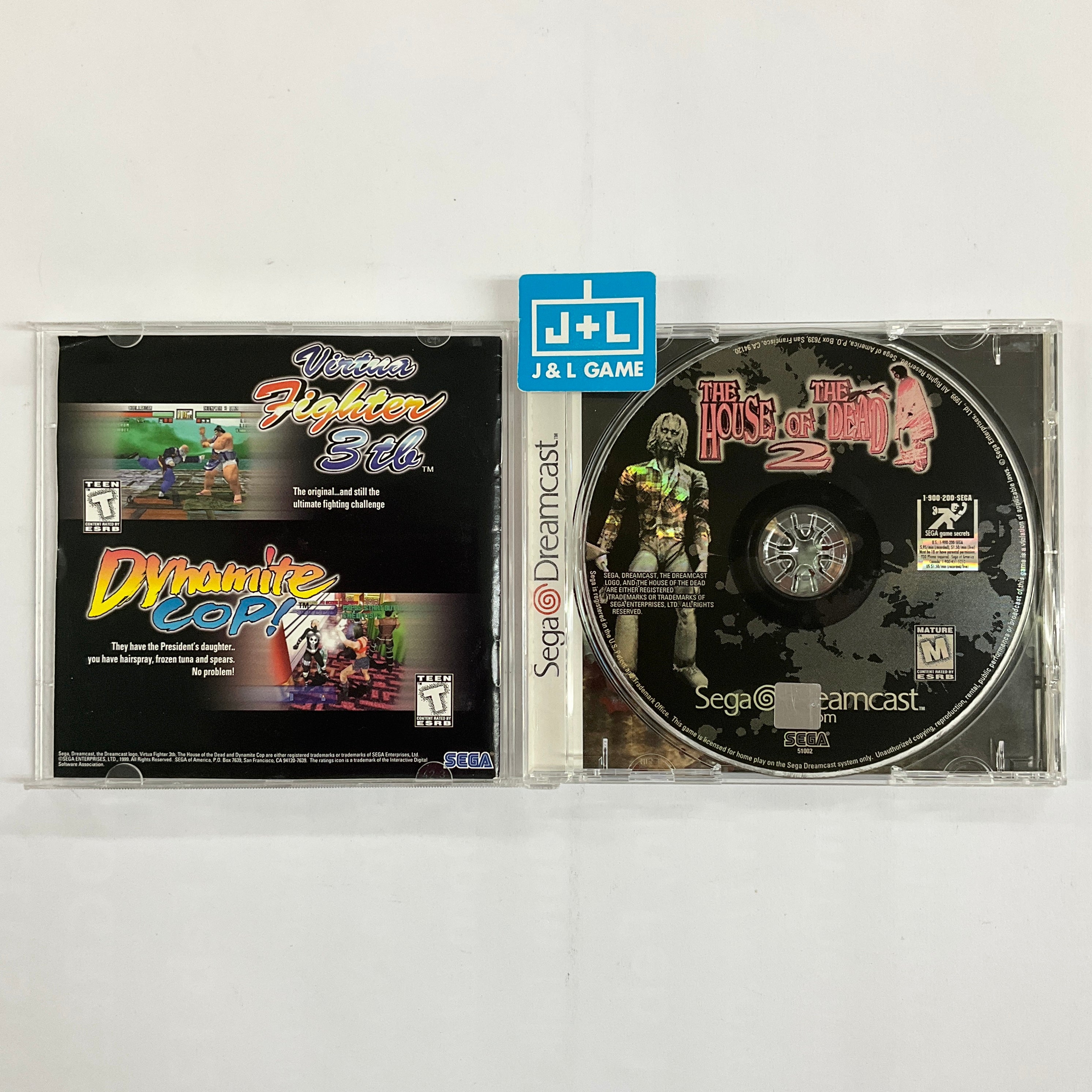 The House of the Dead 2 - (DC) SEGA Dreamcast [Pre-Owned] Video Games Sega   