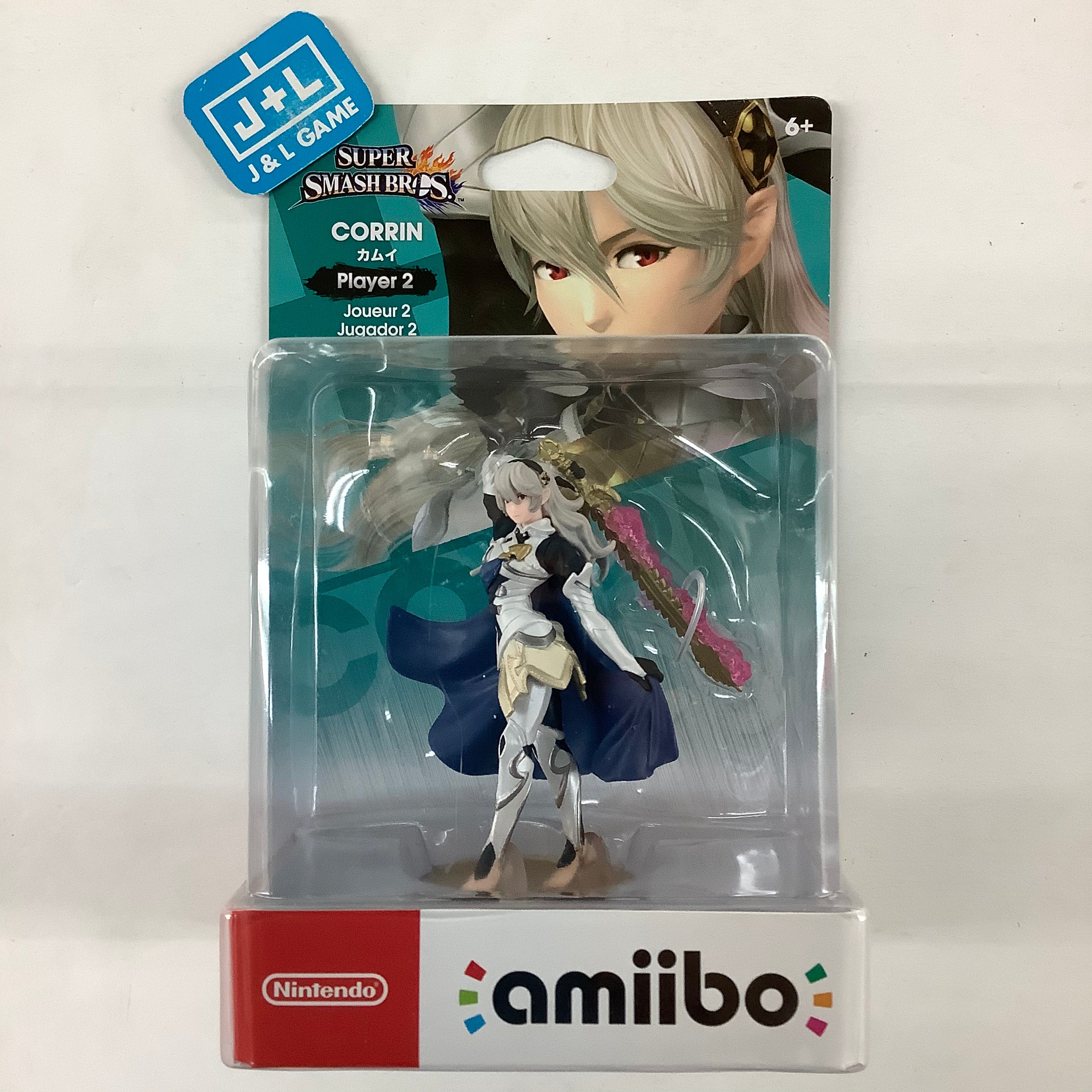 Corrin Player 2 (Super Smash Bros. series) - Nintendo WiiU Amiibo (Japanese Import) Amiibo Nintendo   