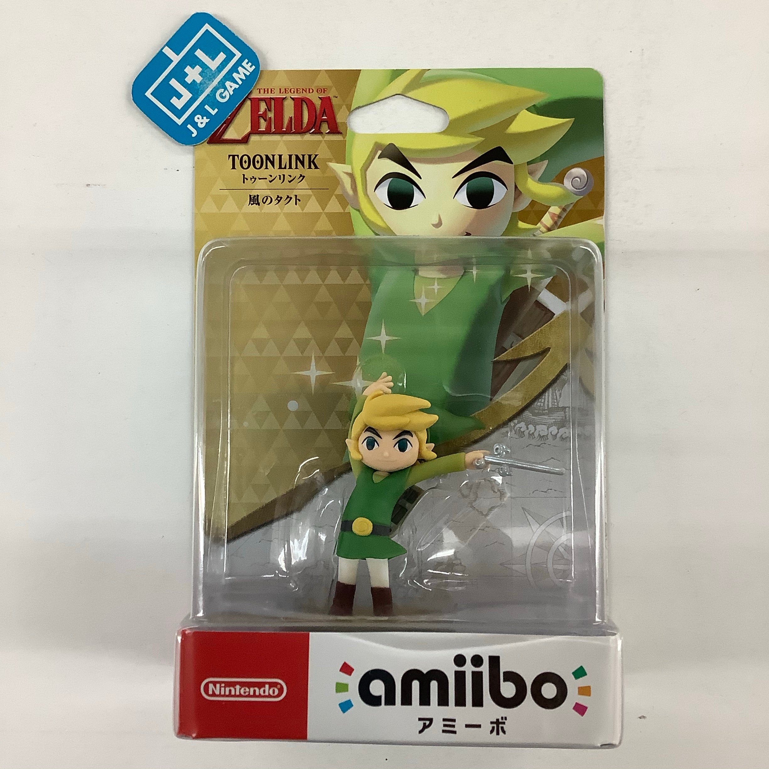 Toon Link (The Legend of Zelda: Wind Waker) - Nintendo WiiU Amiibo (Japanese Import) Amiibo Nintendo   