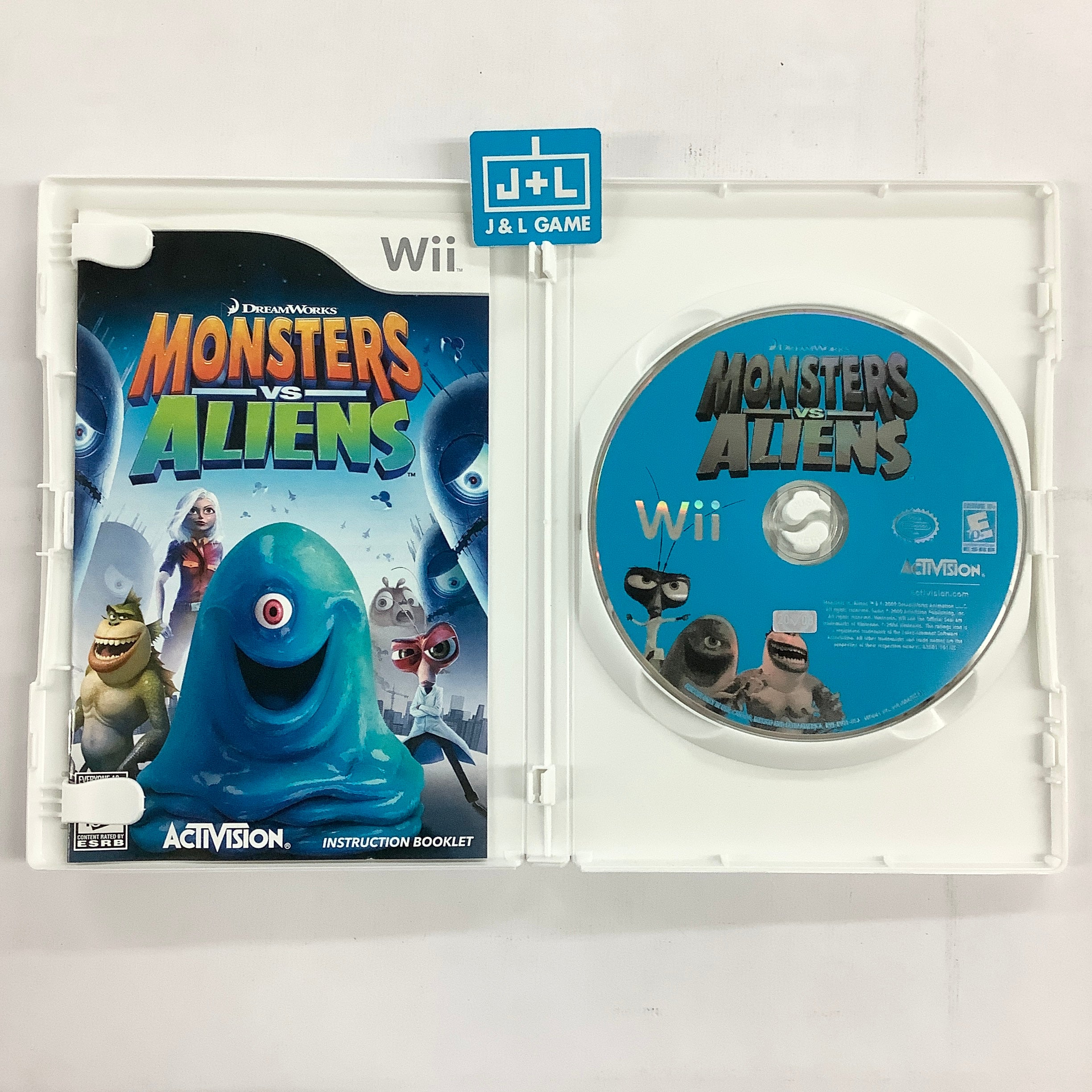 monsters versus Wii Monsters vs. Aliens