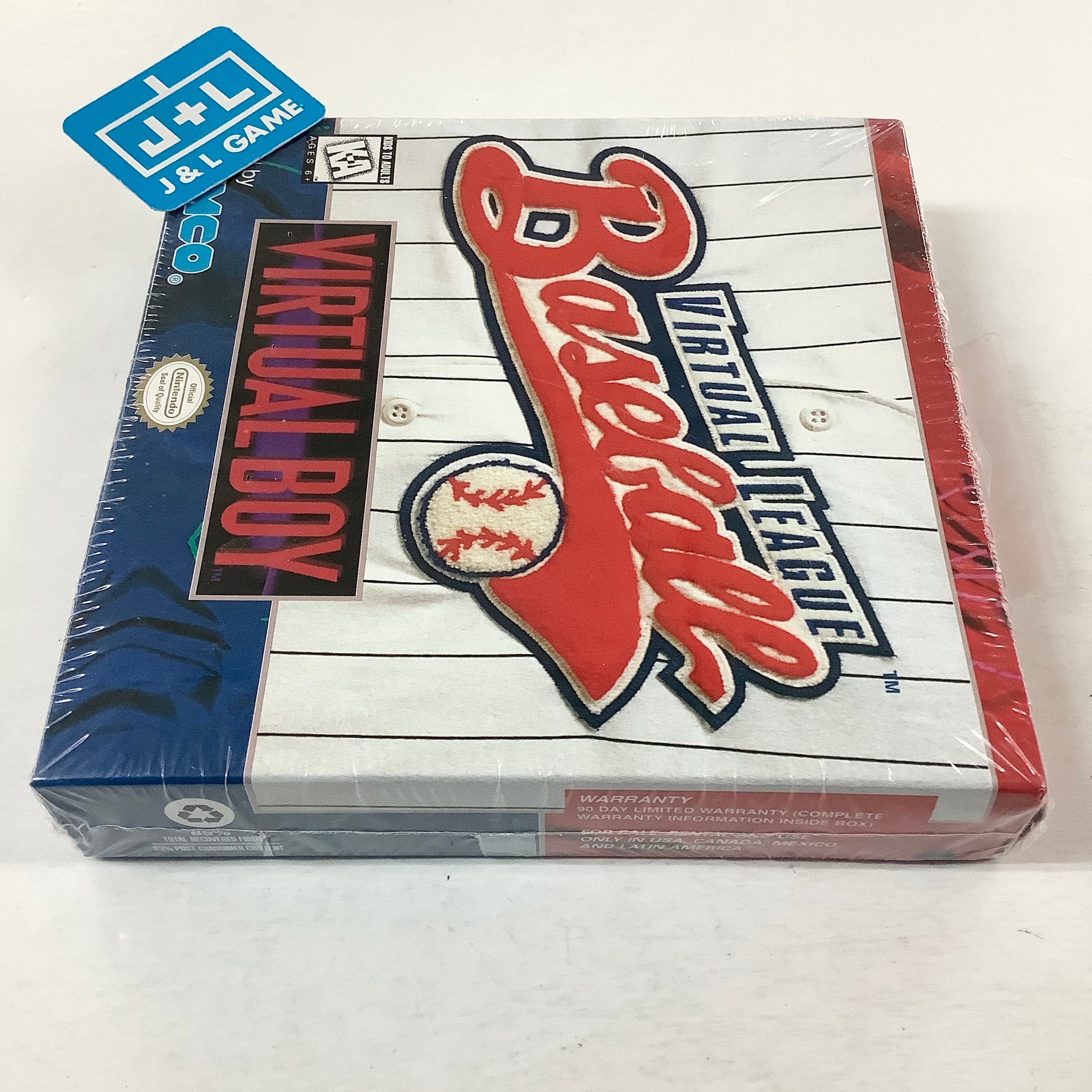 Virtual League Baseball - Virtual Boy Video Games Kemco   