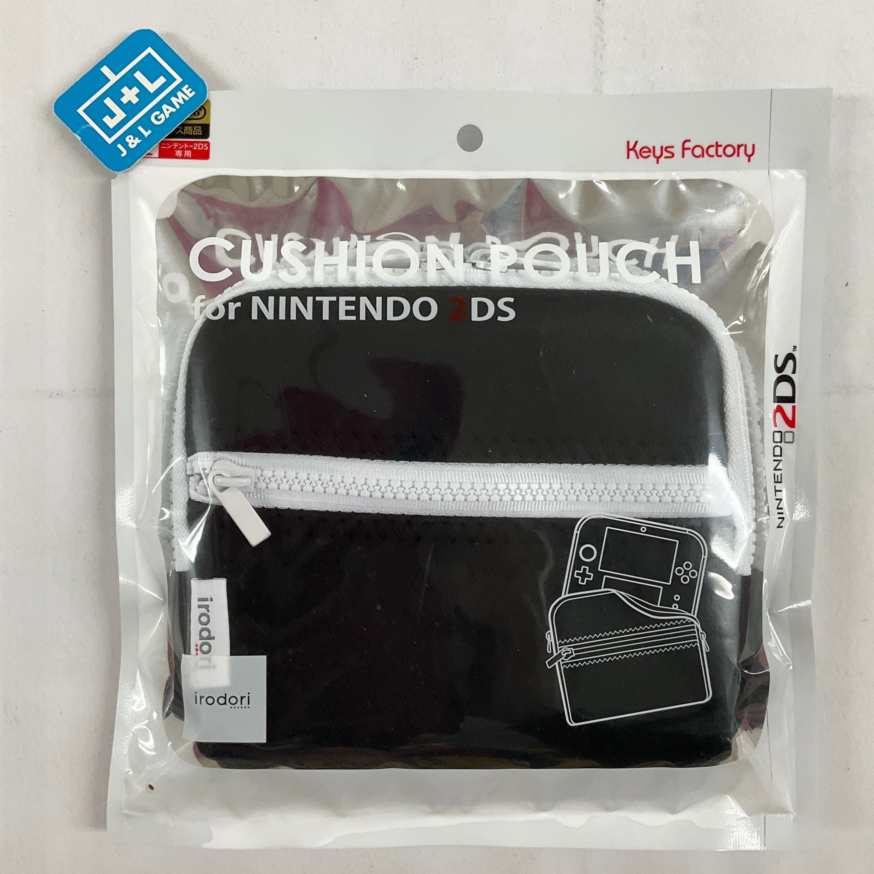 Keys Factory Nintendo 2DS Cushion Pouch (Black) - Nintendo 3DS Accessories Keys Factory   