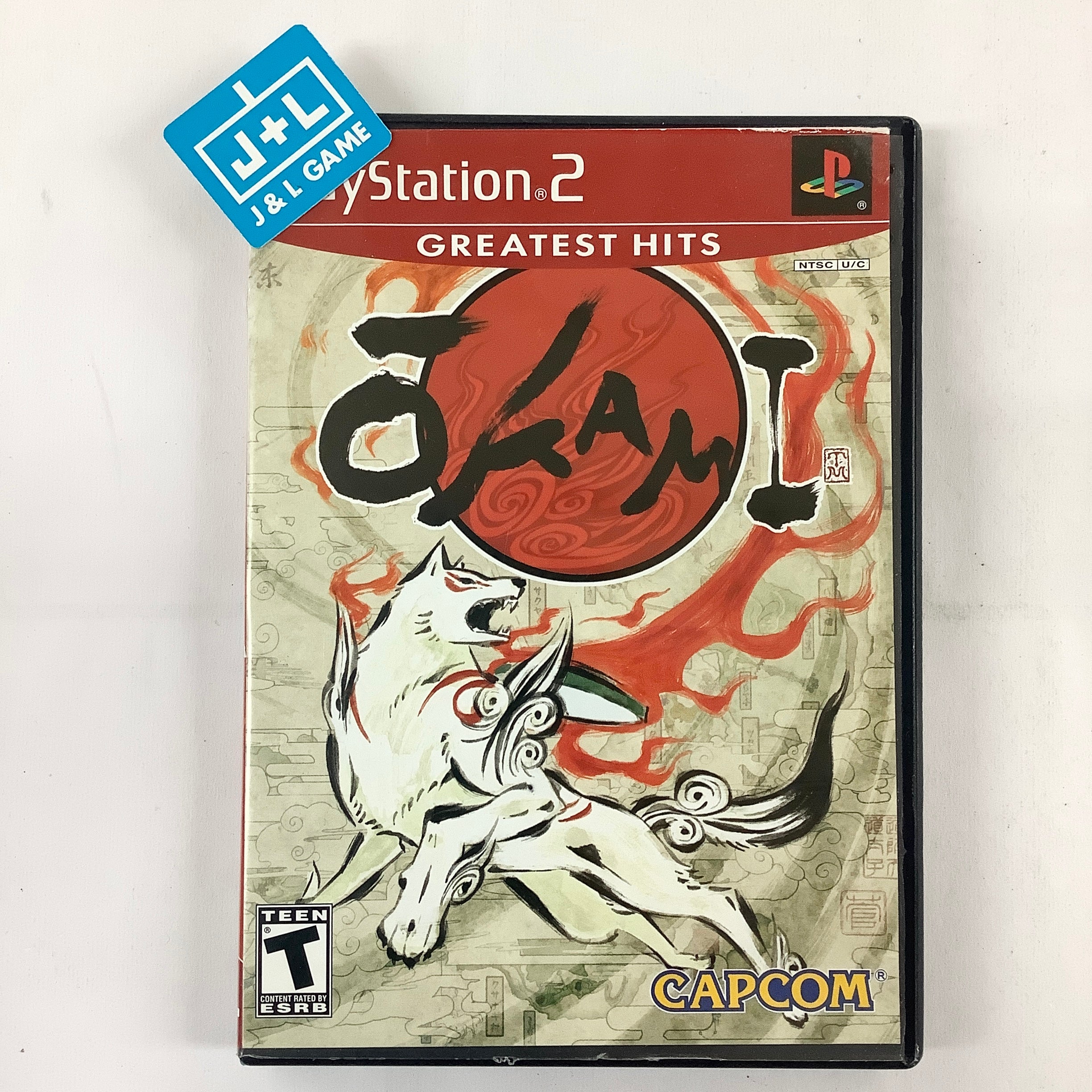 Okami (Greatest Hits) - (PS2) PlayStation 2 [Pre-Owned] Video Games Capcom   