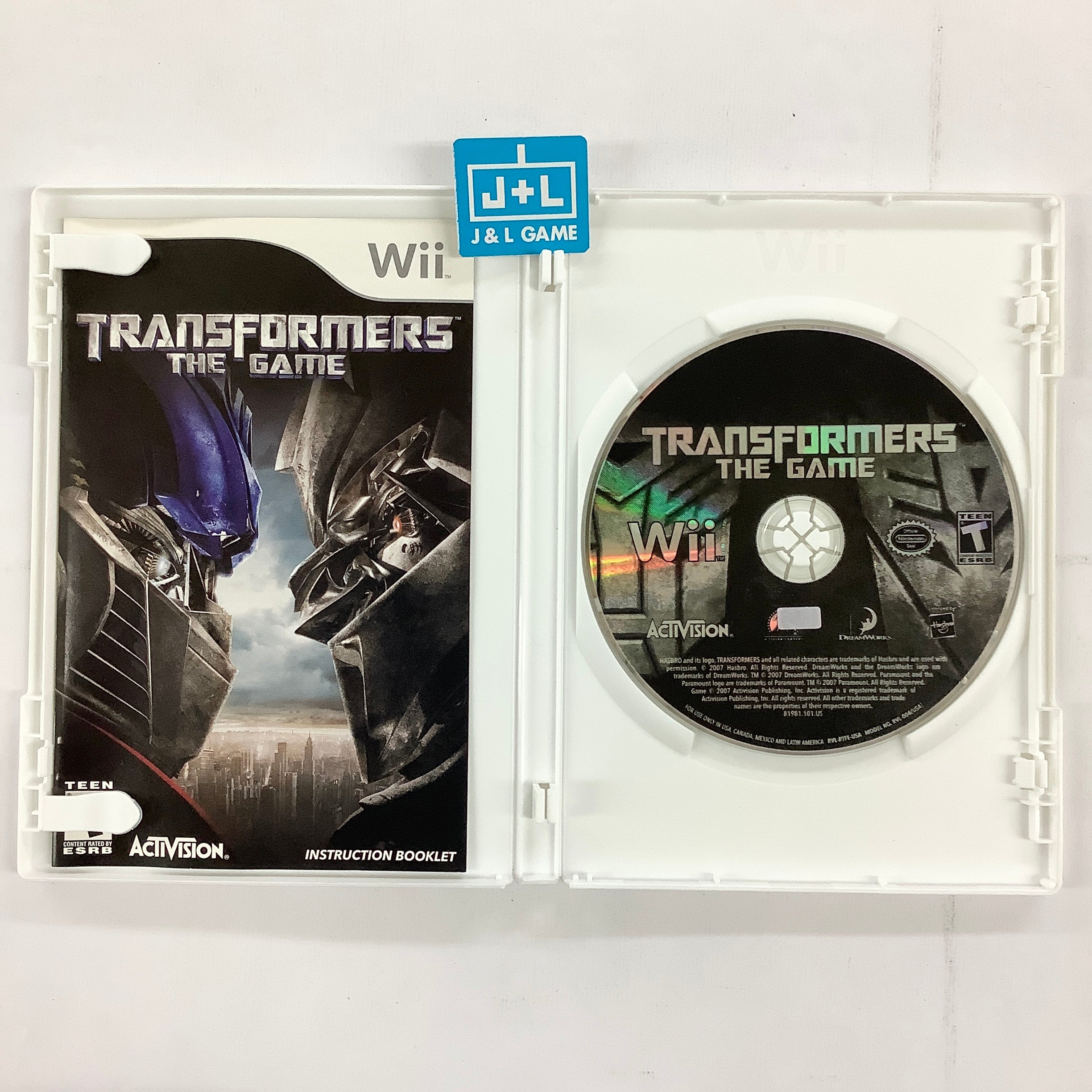 Transformers: The Game - Nintendo Wii [Pre-Owned] Video Games Activision   