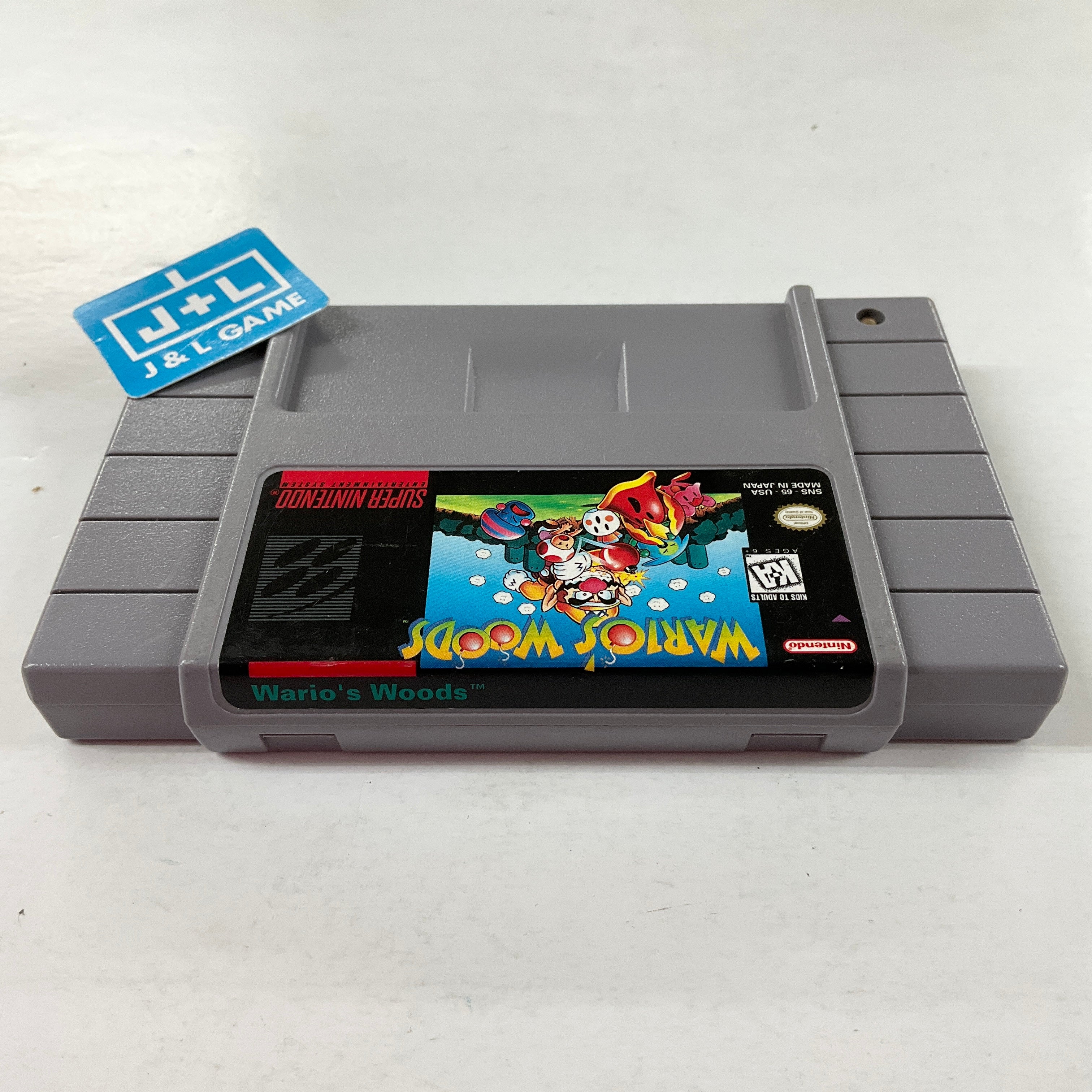 Wario's Woods - (SNES) Super Nintendo [Pre-Owned] Video Games Nintendo   