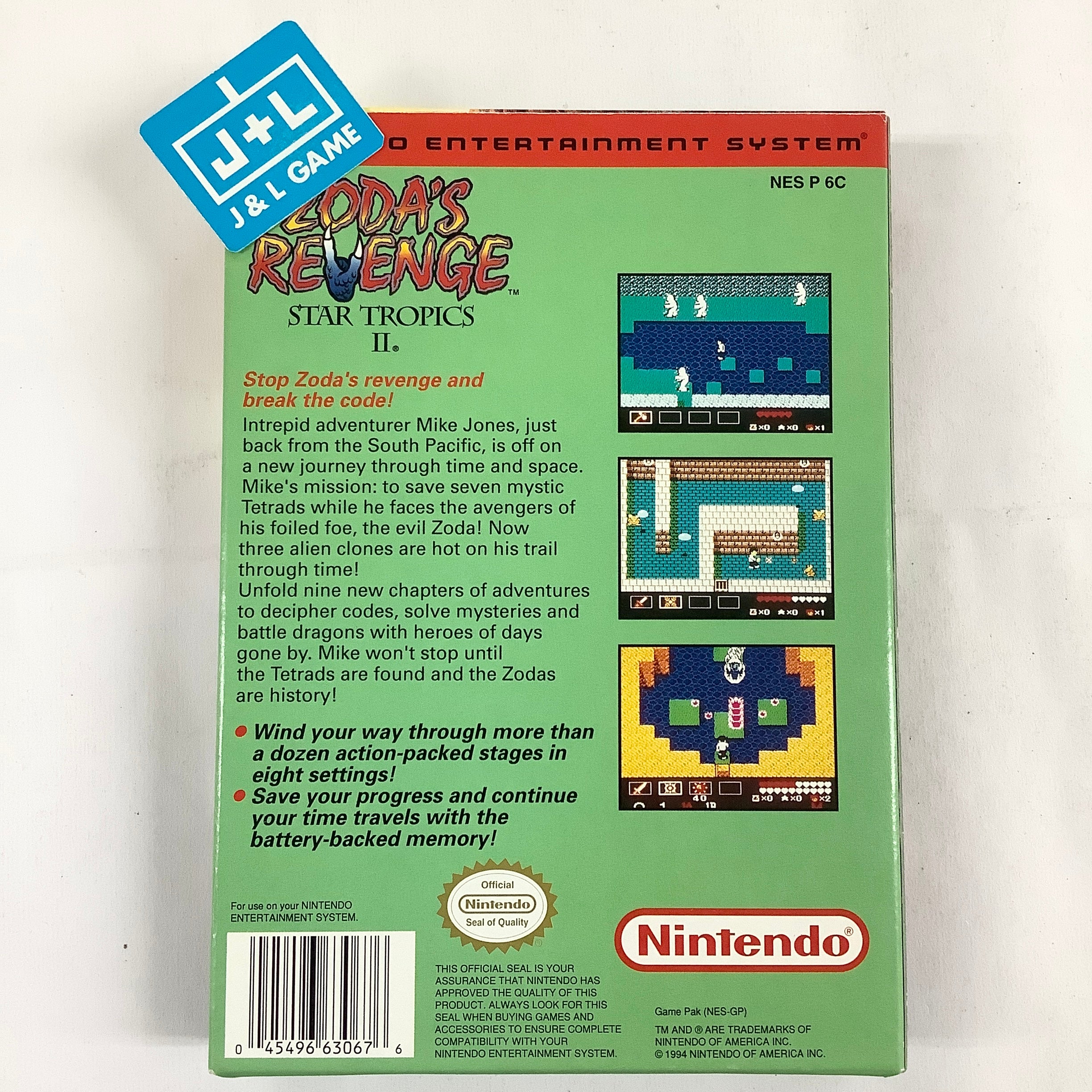 Zoda's Revenge: Star Tropics II - (NES) Nintendo Entertainment