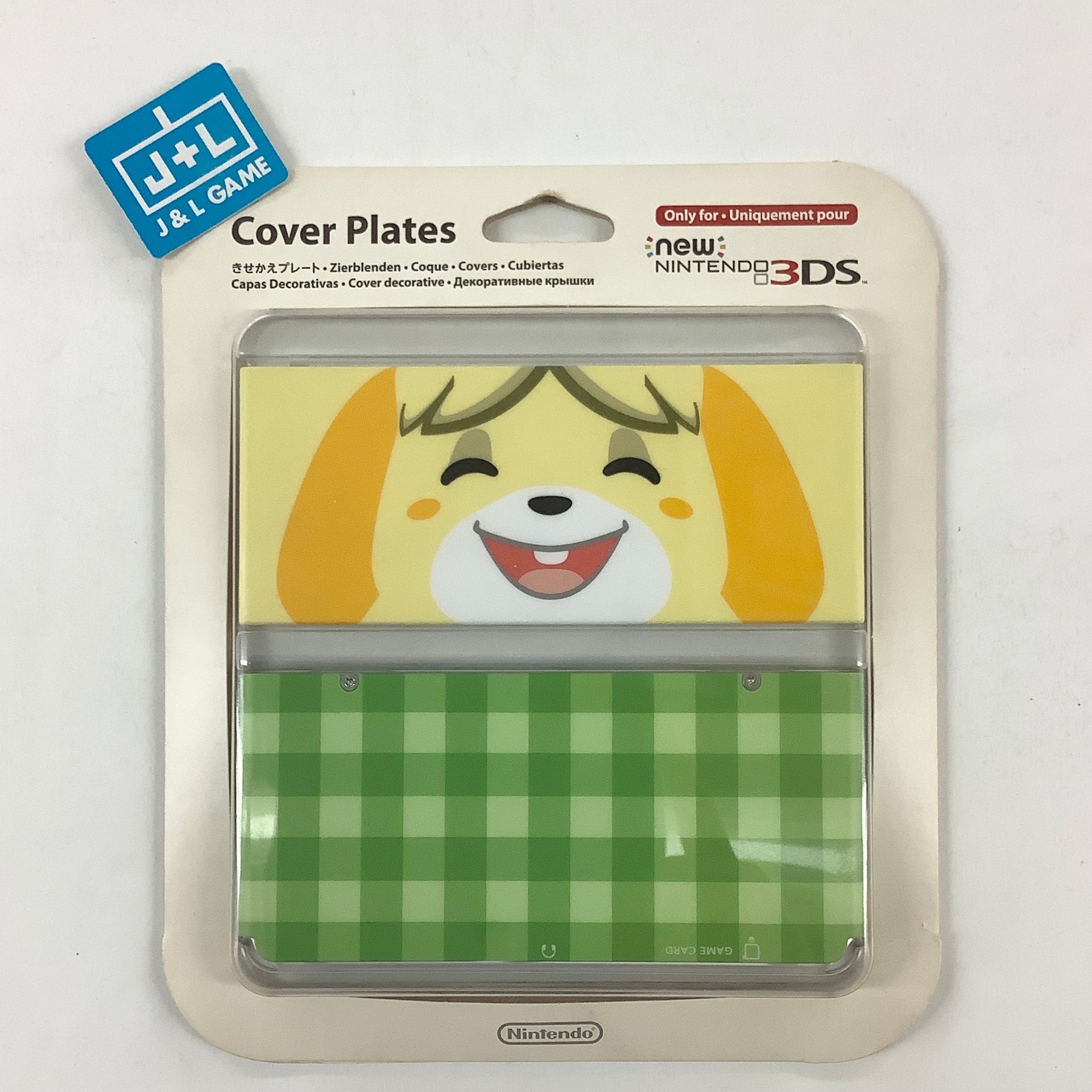 New Nintendo 3DS Cover Plates (Animal Crossing Isabelle