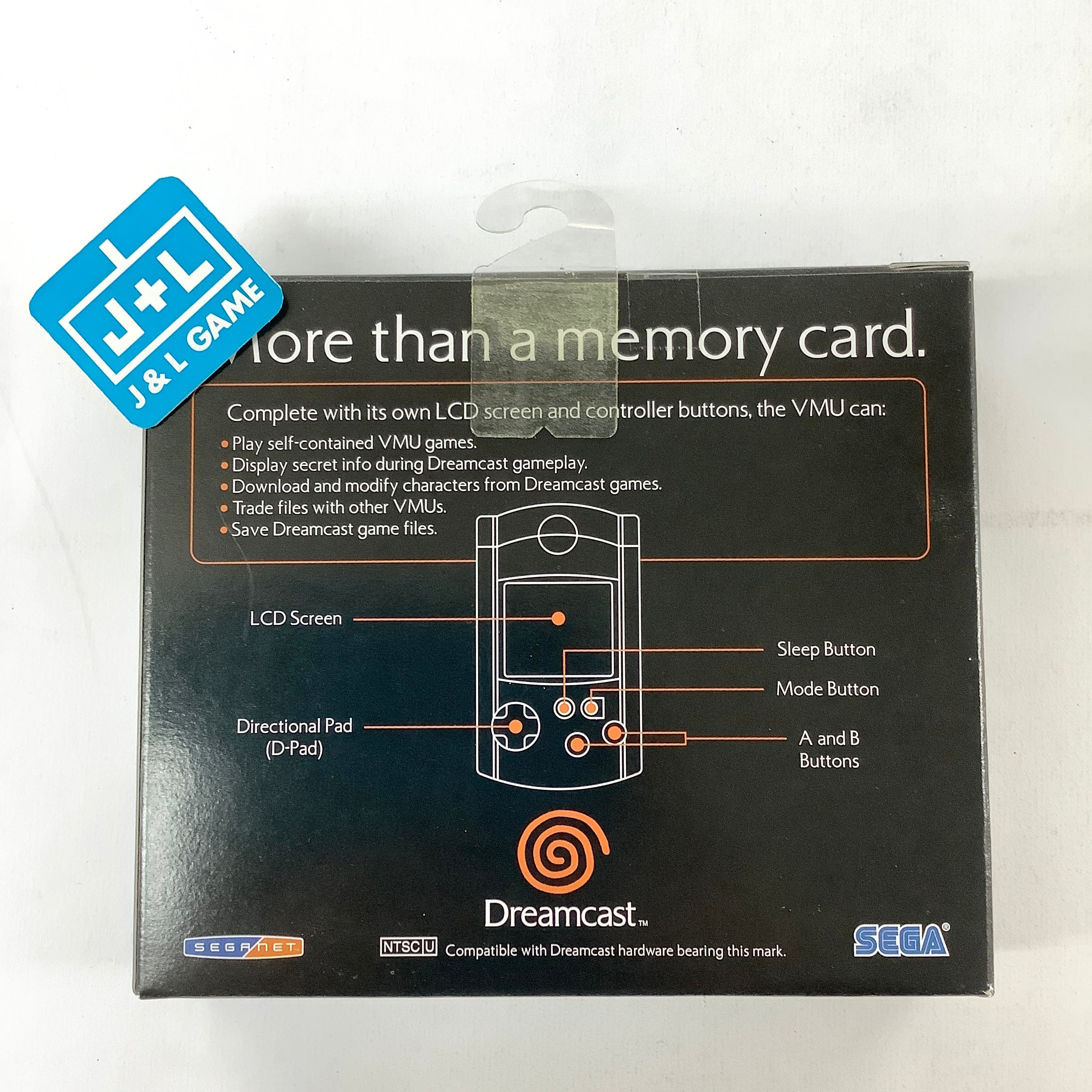 Sega Dreamcast Visual Memory Unit VMU (Blue) - (DC) Sega Dreamcast | J ...