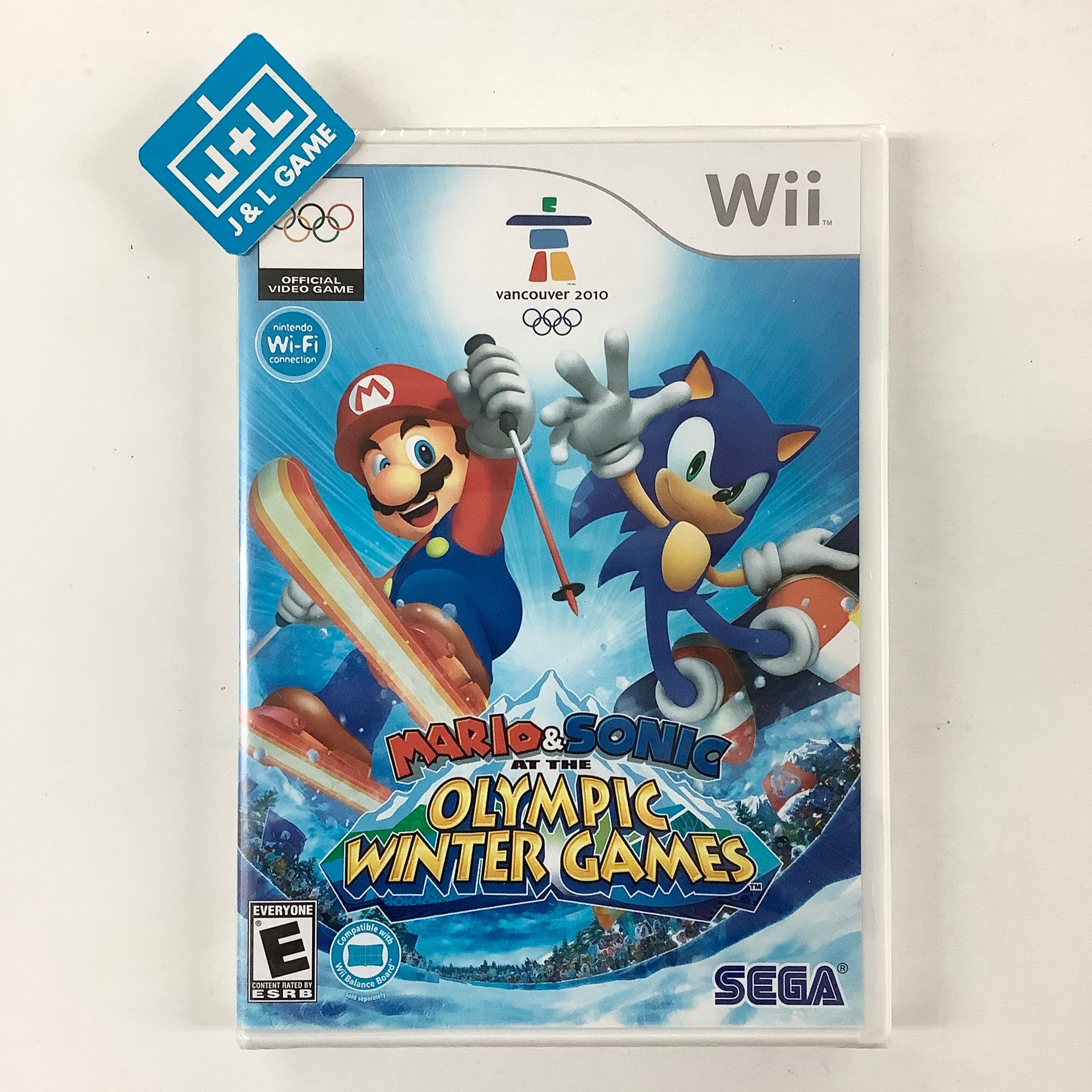 Mario Sonic at the Olympic Winter Games Nintendo Wii J&L Game