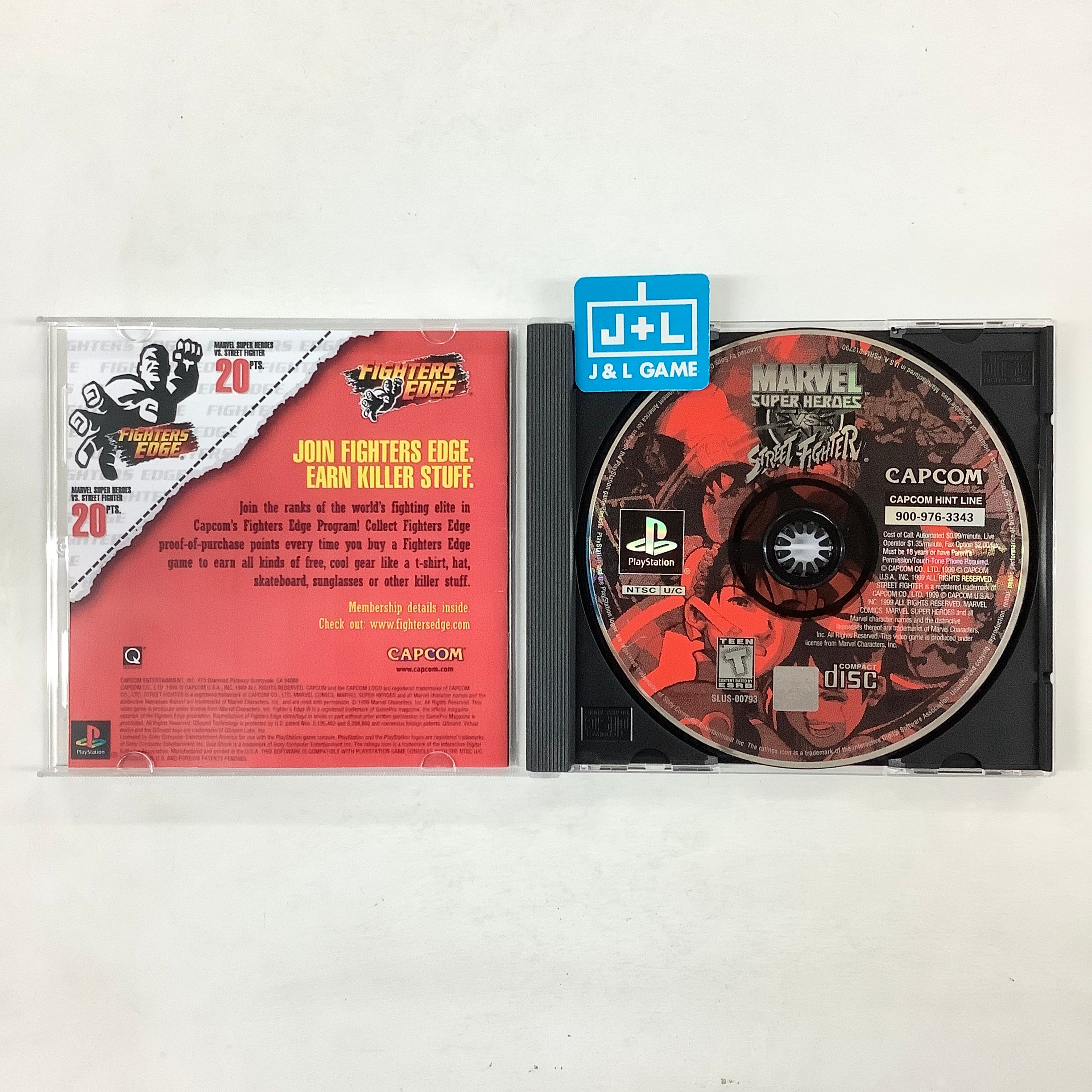 Marvel Super Heroes vs. Street Fighter - (PS1) PlayStation 1 [Pre-Owned] Video Games Capcom   