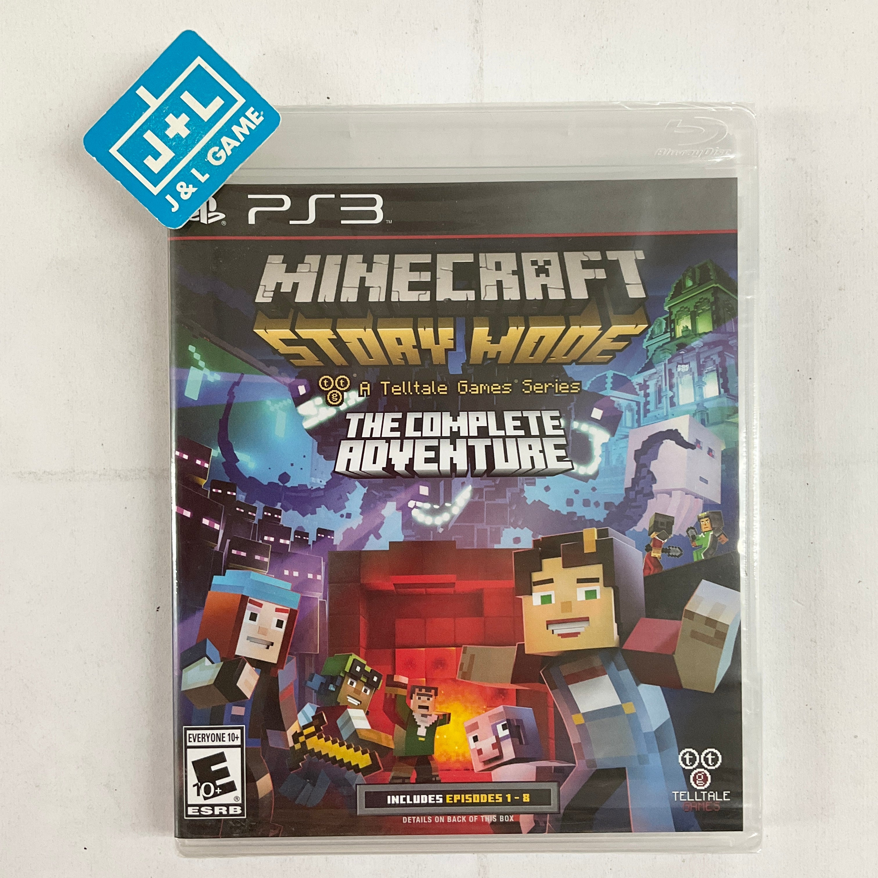 Minecraft: Story Mode - A Telltale Games Series - The Complete Adventure - (PS3) PlayStation 3 Video Games Telltale Games   