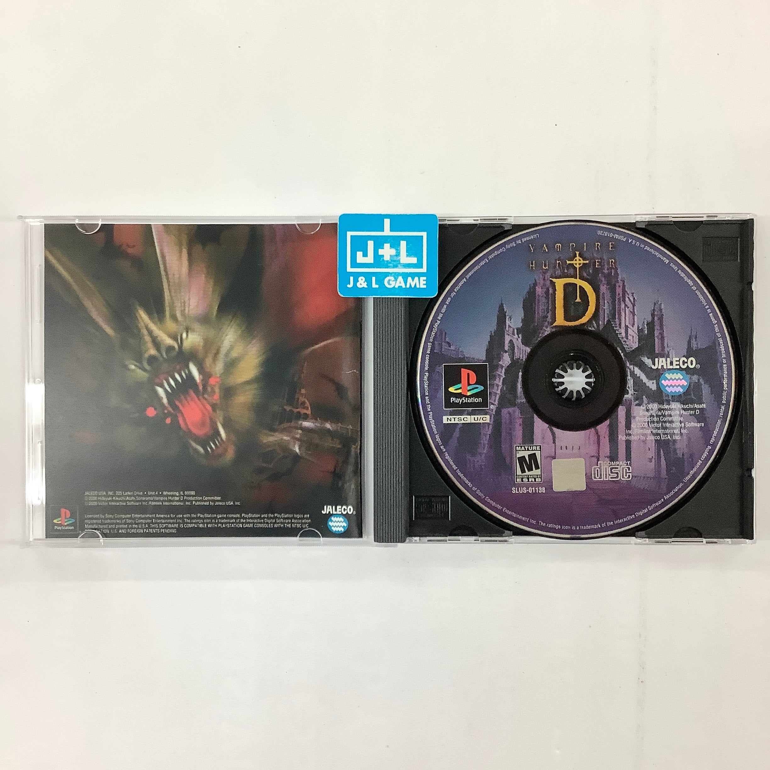Vampire Hunter D - (PS1) PlayStation 1 [Pre-Owned] Video Games Jaleco Entertainment   