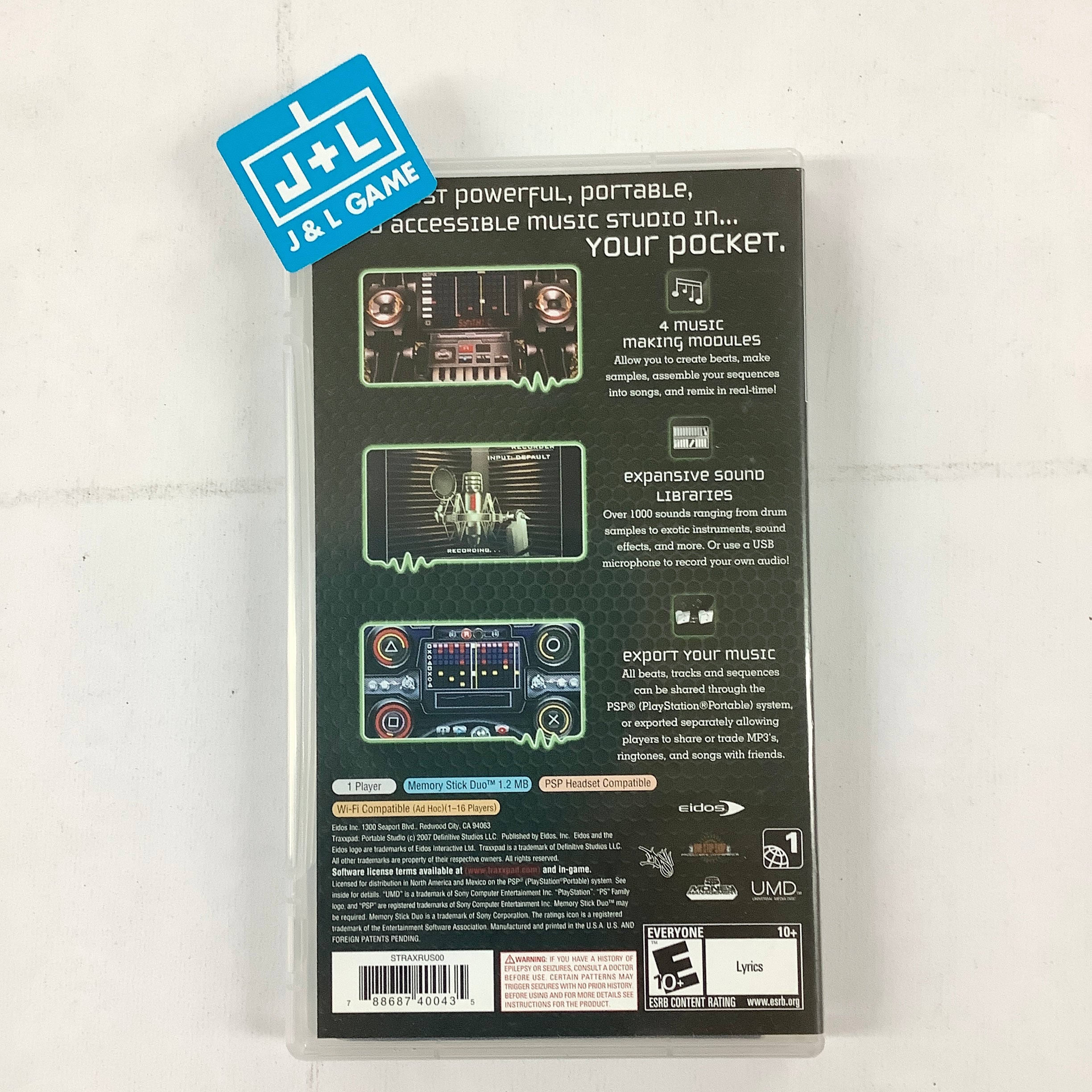 Traxxpad - Sony PSP [Pre-Owned] | J&L Game