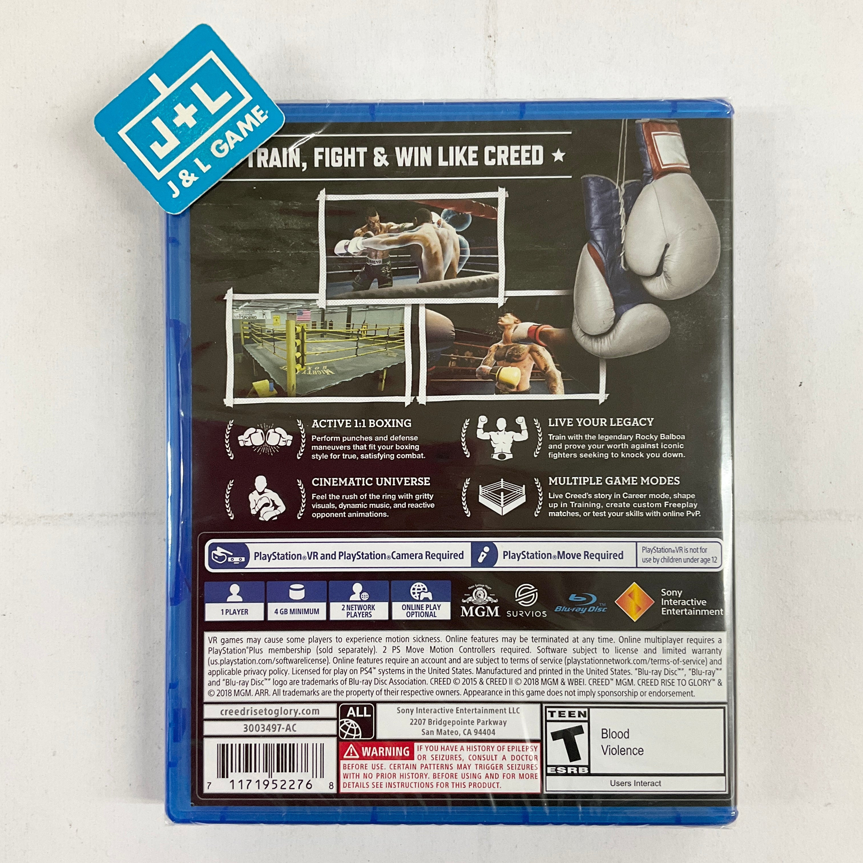 Creed: Rise to Glory (PlayStation VR) - (PS4) Playstation 4 Video Games Sony Interactive Entertainment   