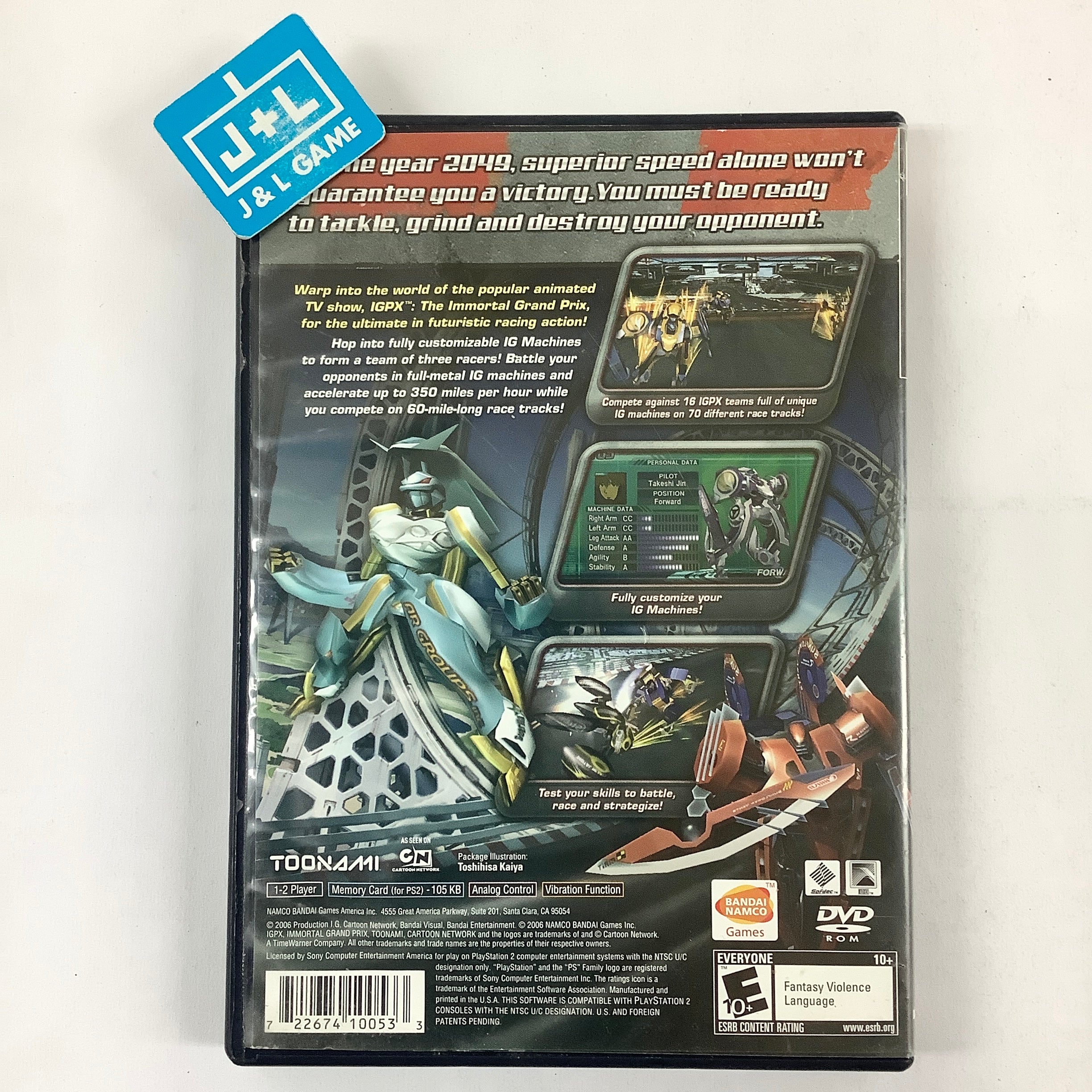 IGPX: Immortal Grand Prix - (PS2) PlayStation 2 [Pre-Owned] Video Games Bandai   