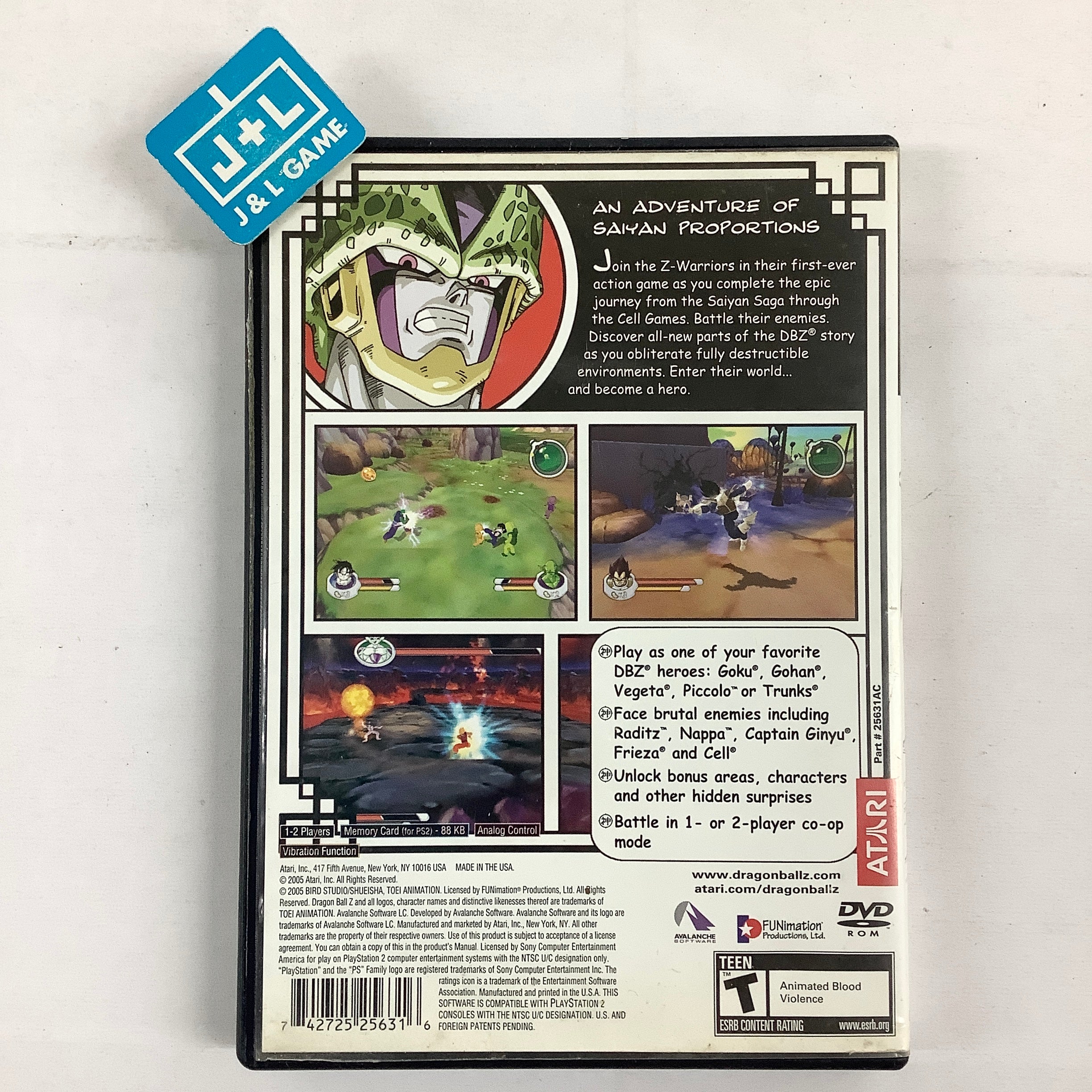 Dragon Ball Z: Sagas - (PS2) PlayStation 2 [Pre-Owned] | J&L Game