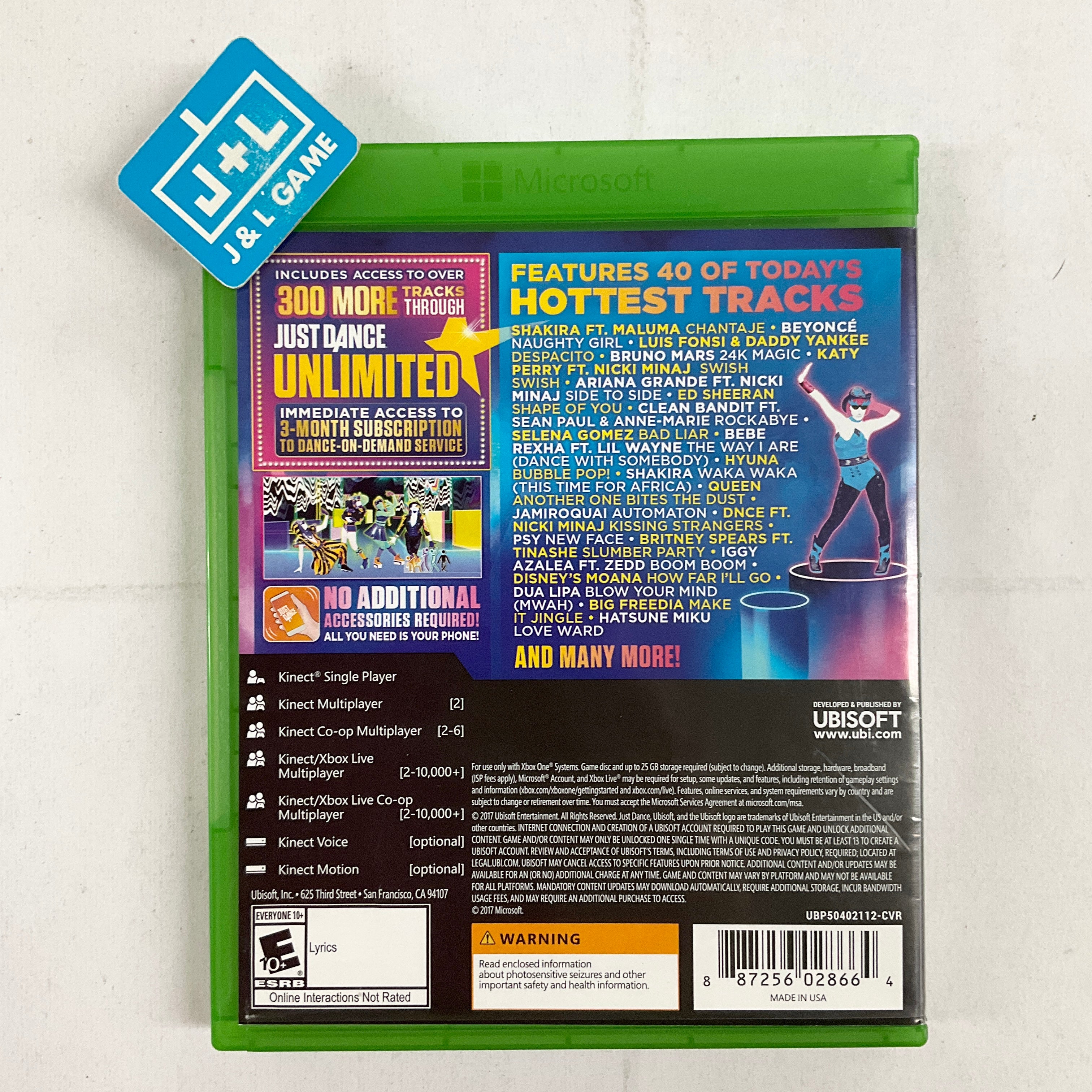 Just Dance 2018 - (XB1) Xbox One [Pre-Owned] Video Games Ubisoft   