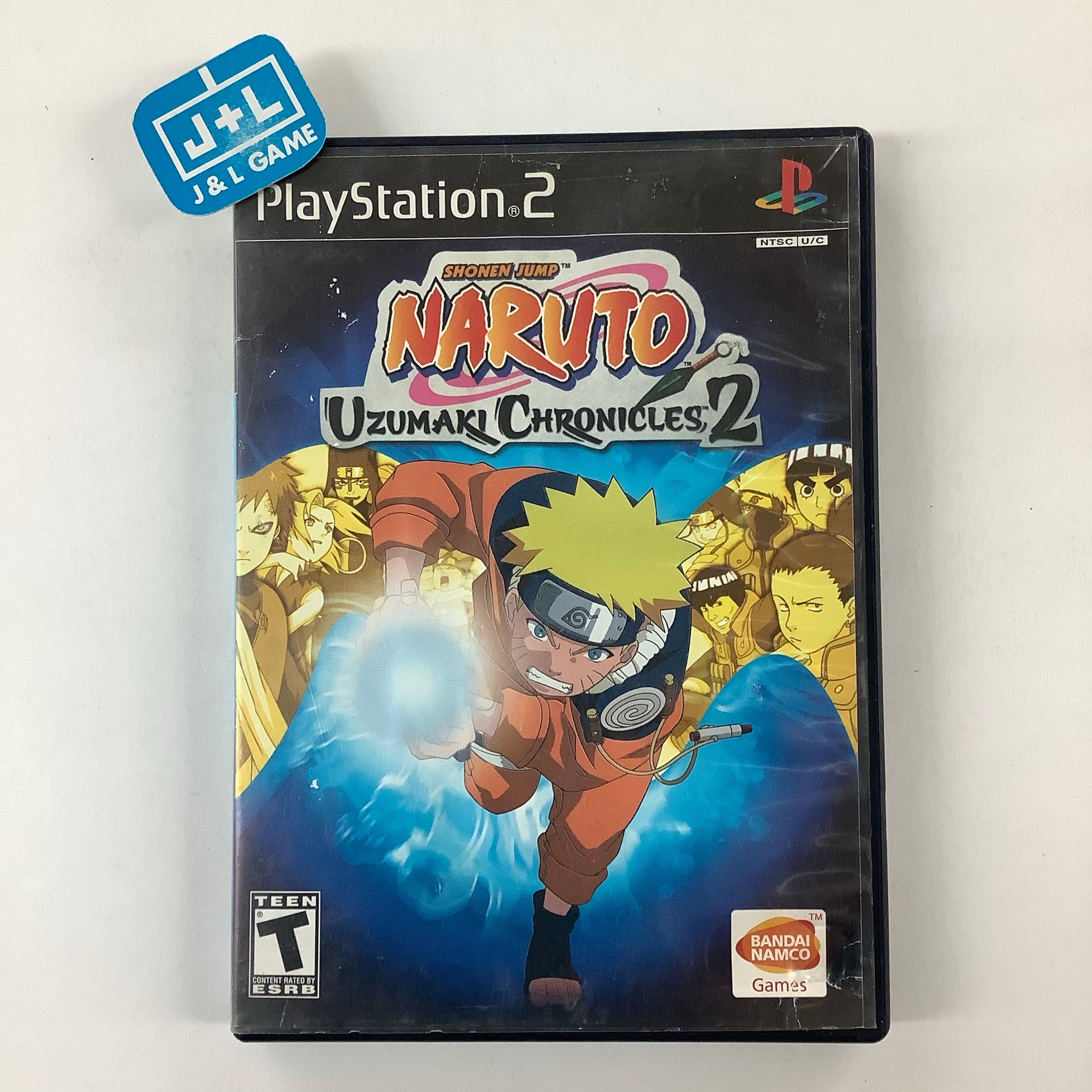 Naruto: Uzumaki Chronicles 2 - (PS2) PlayStation 2 [Pre-Owned] Video Games Namco Bandai Games   