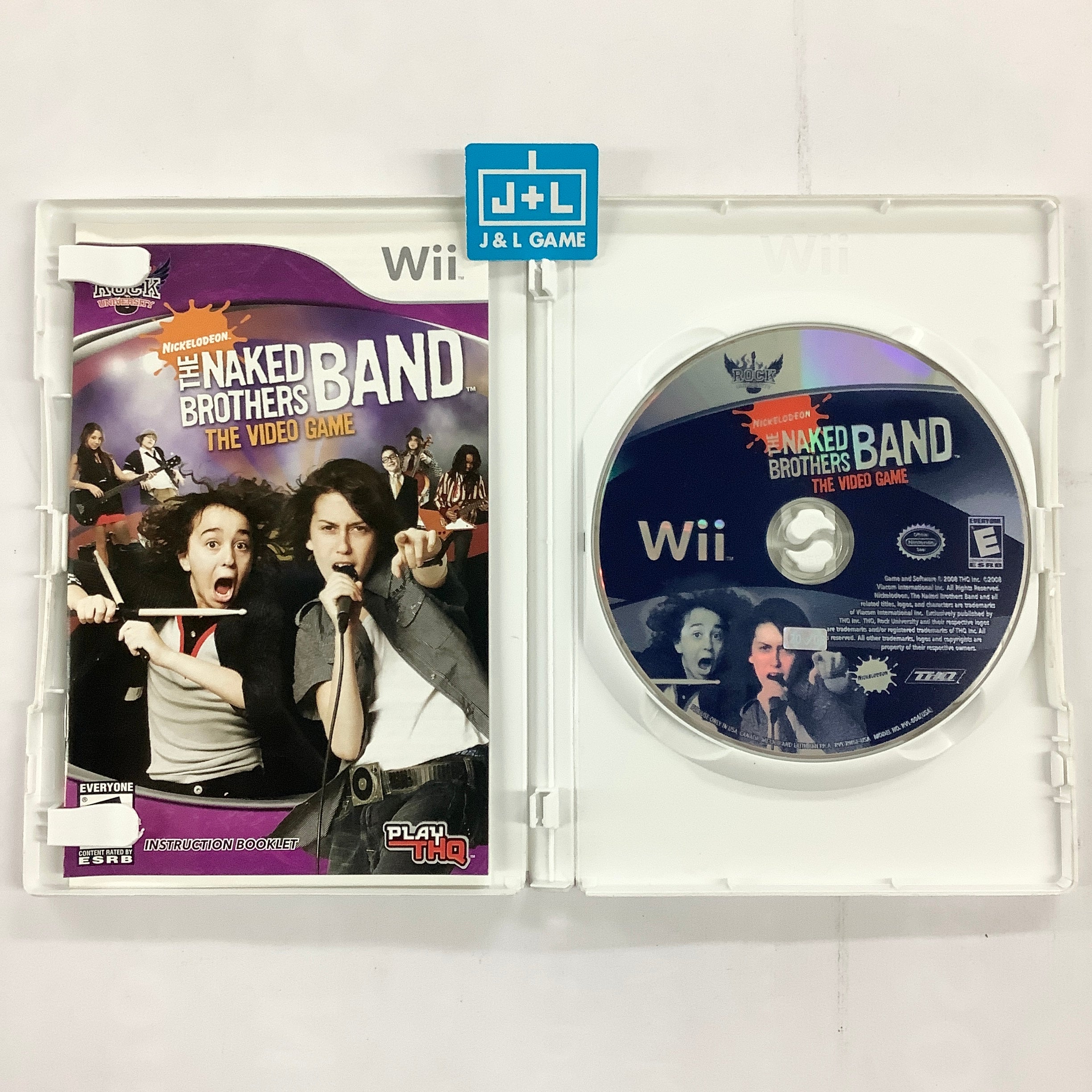 The Naked Brothers Band: The Video Game - Nintendo Wii [Pre-Owned] Video Games THQ   