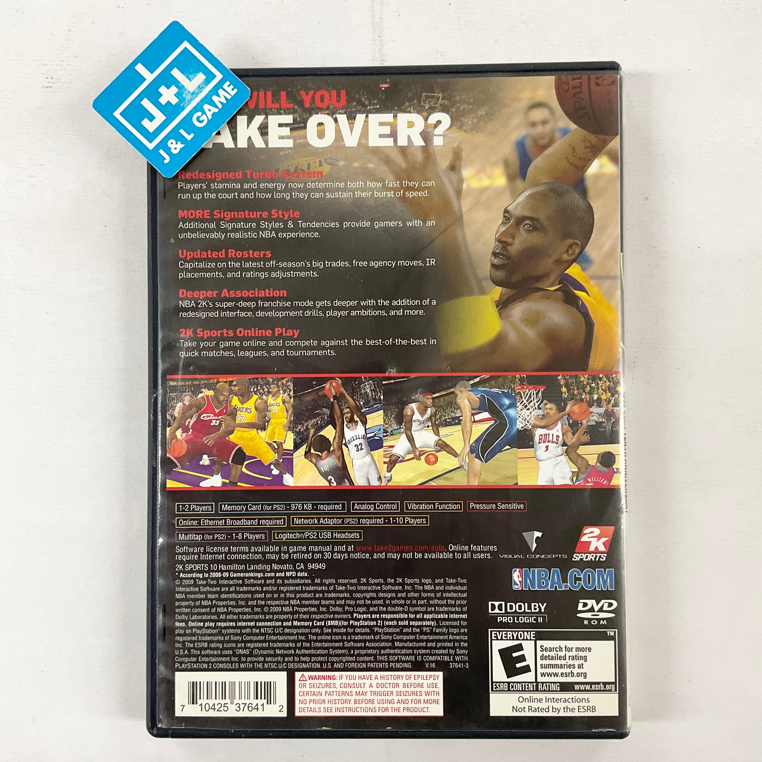 NBA 2K10 - (PS2) PlayStation 2 [Pre-Owned] Video Games 2K Sports   