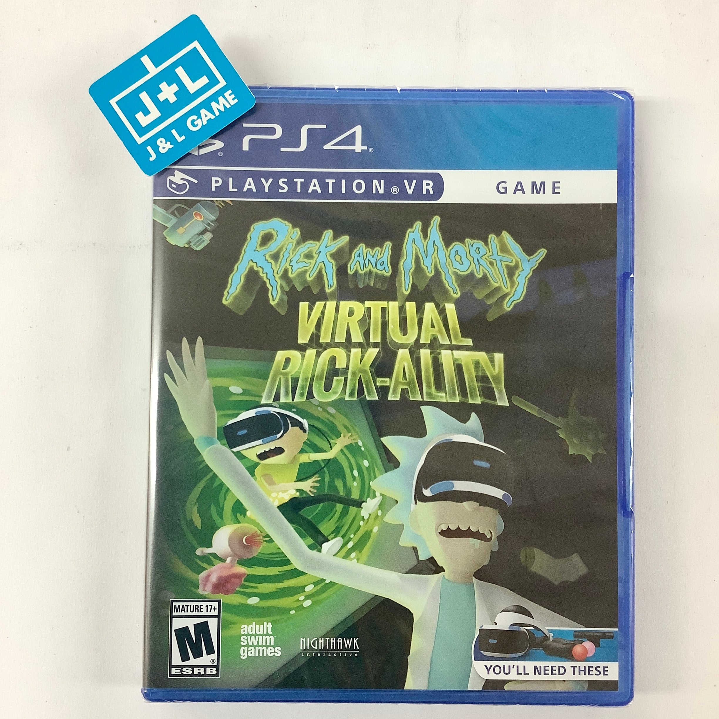 Rick & Morty: Virtual Rick-Ality (PlayStation VR) - (PS4) PlayStation 4 Video Games Nighthawk Interactive   