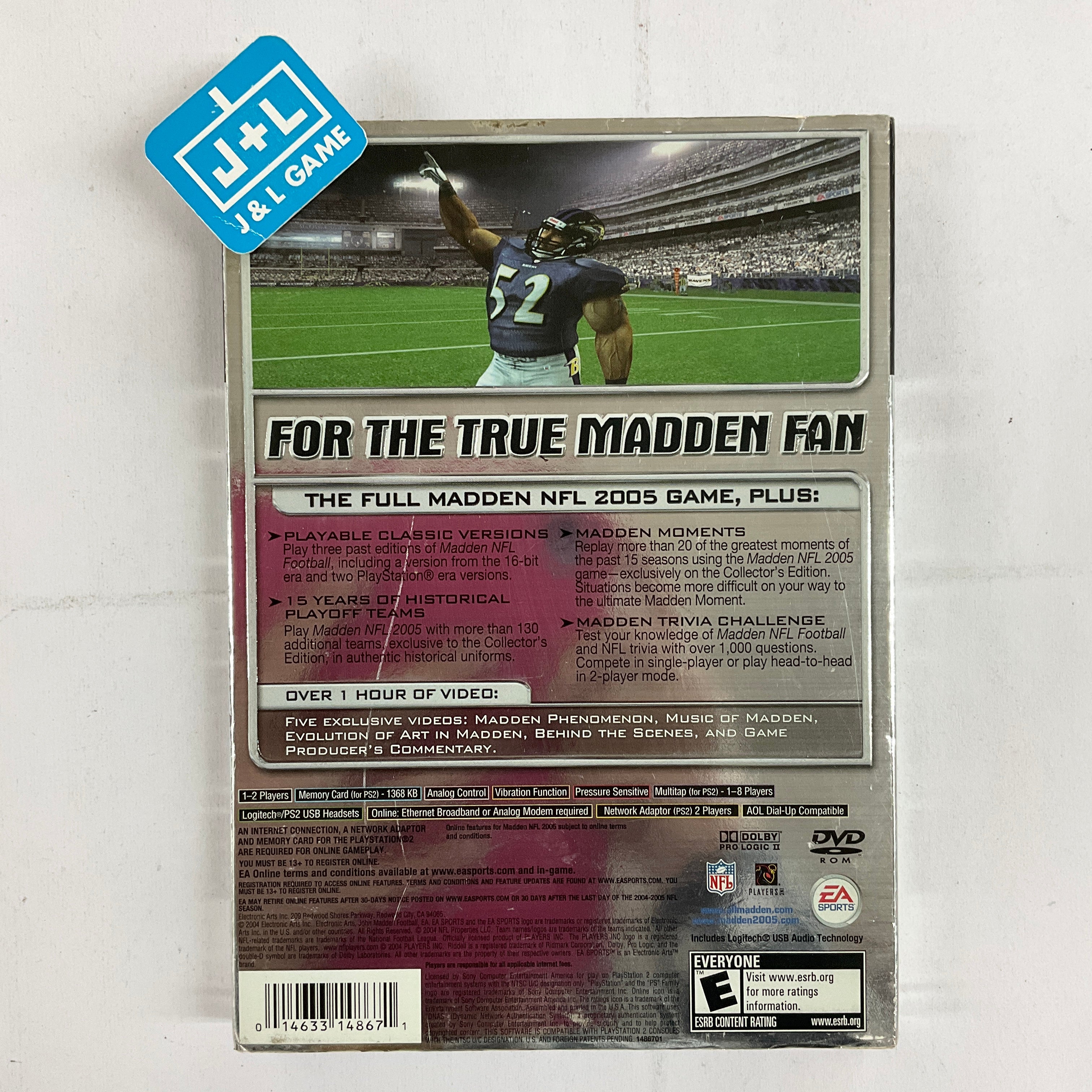 Madden NFL 2005 Collector's Edition - (PS2) PlayStation 2 [Pre-Owned] Video Games EA Sports   