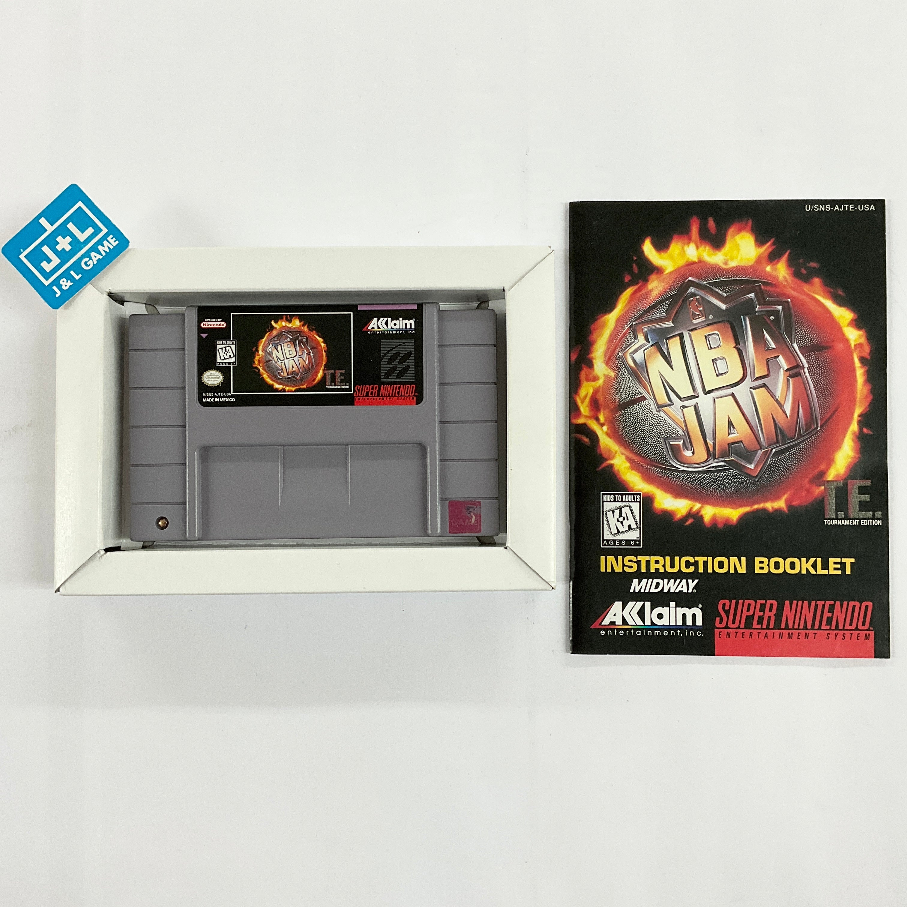 NBA Jam: Tournament Edition - (SNES) Super Nintendo  [Pre-Owned] Video Games Acclaim   