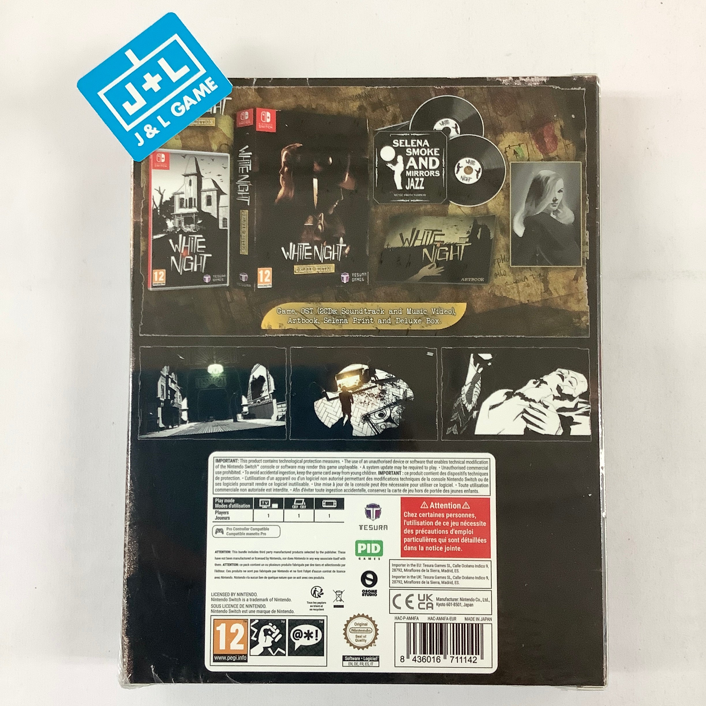 White Night: Deluxe Edition - (NSW) Nintendo Switch (European Import) Video Games Tesura Games   