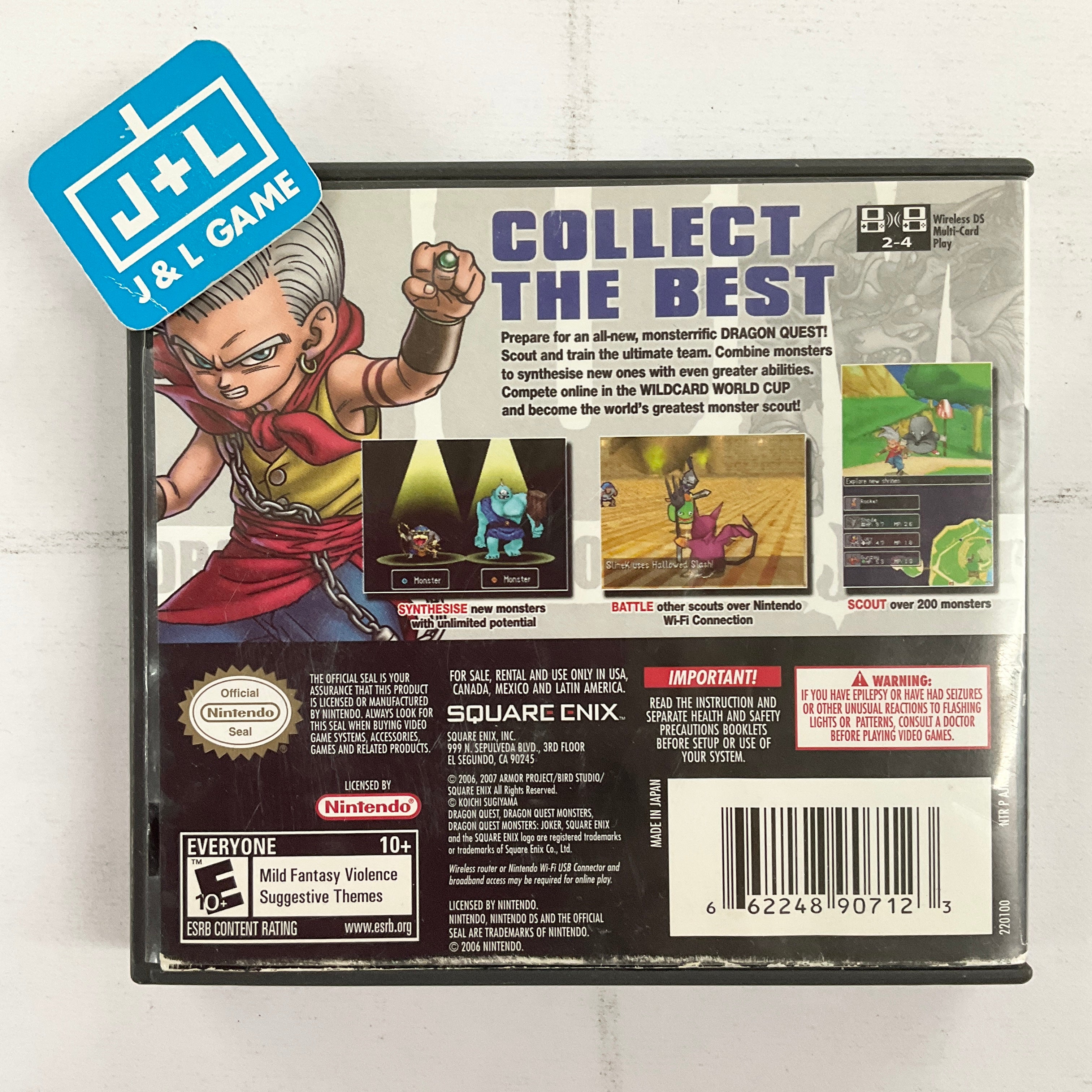 Dragon Quest Monsters: Joker - (NDS) Nintendo DS [Pre-Owned] Video Games Square Enix   
