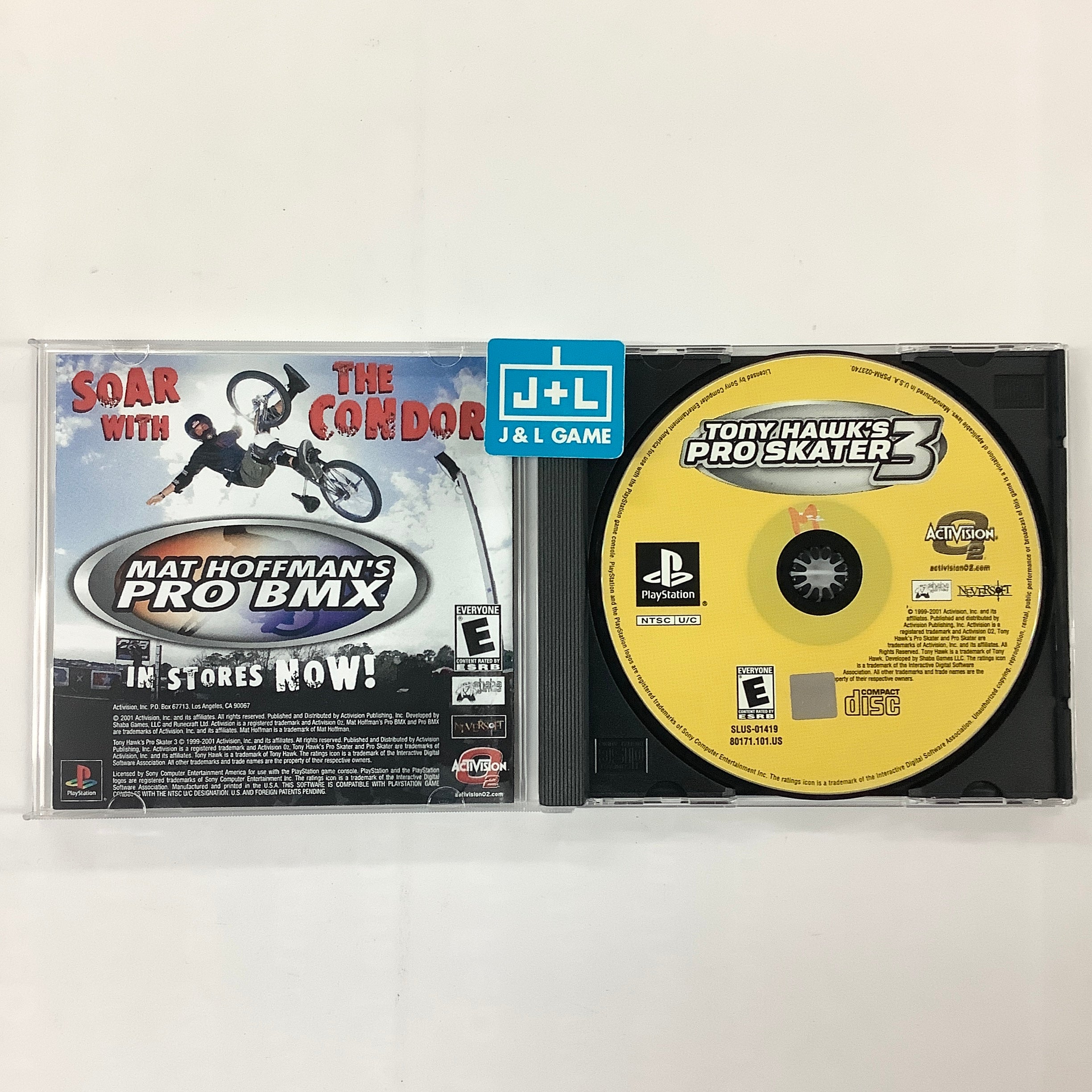 Tony Hawk's Pro Skater 3  - (PS1) PlayStation 1 [Pre-Owned] Video Games Activision   