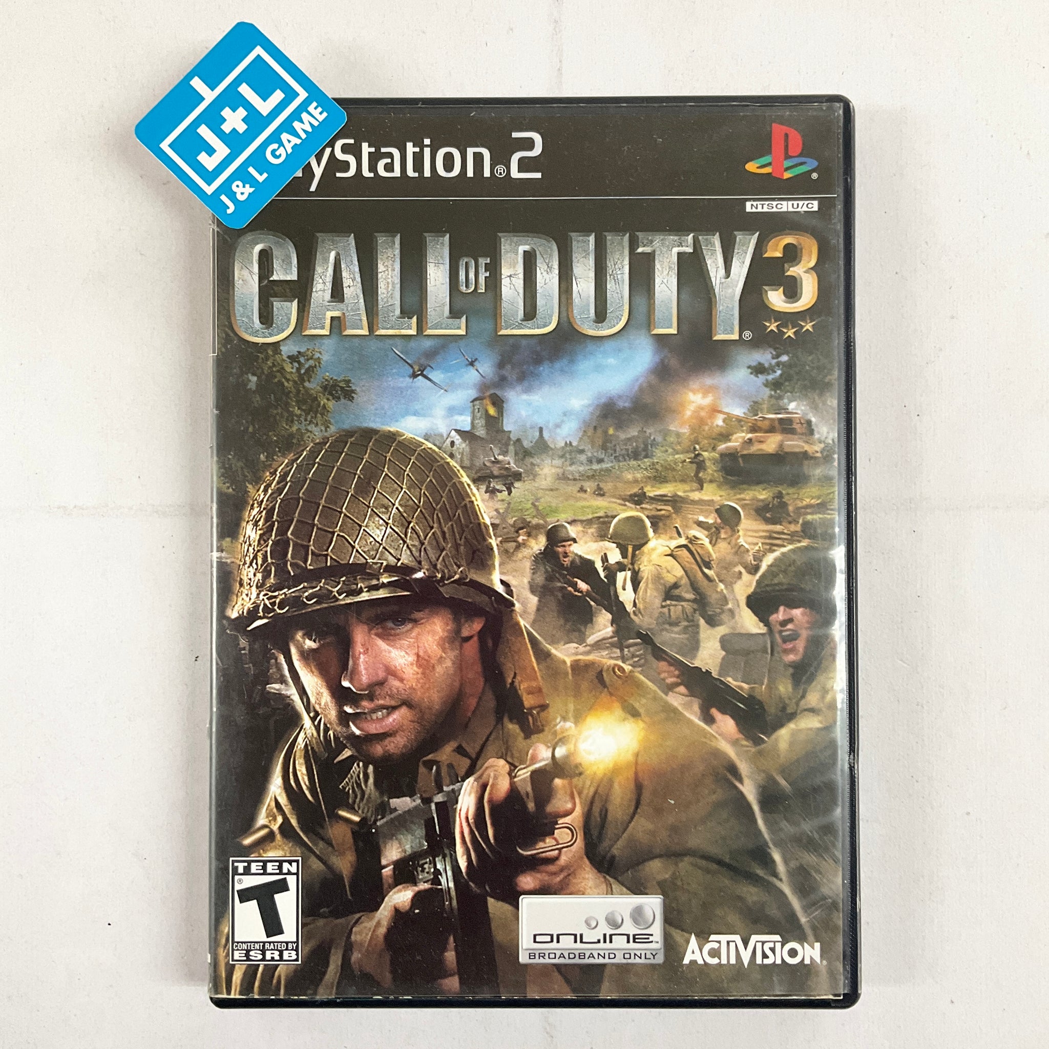 Call of Duty 3 - (PS2) PlayStation 2 [Pre-Owned] Video Games Activision   