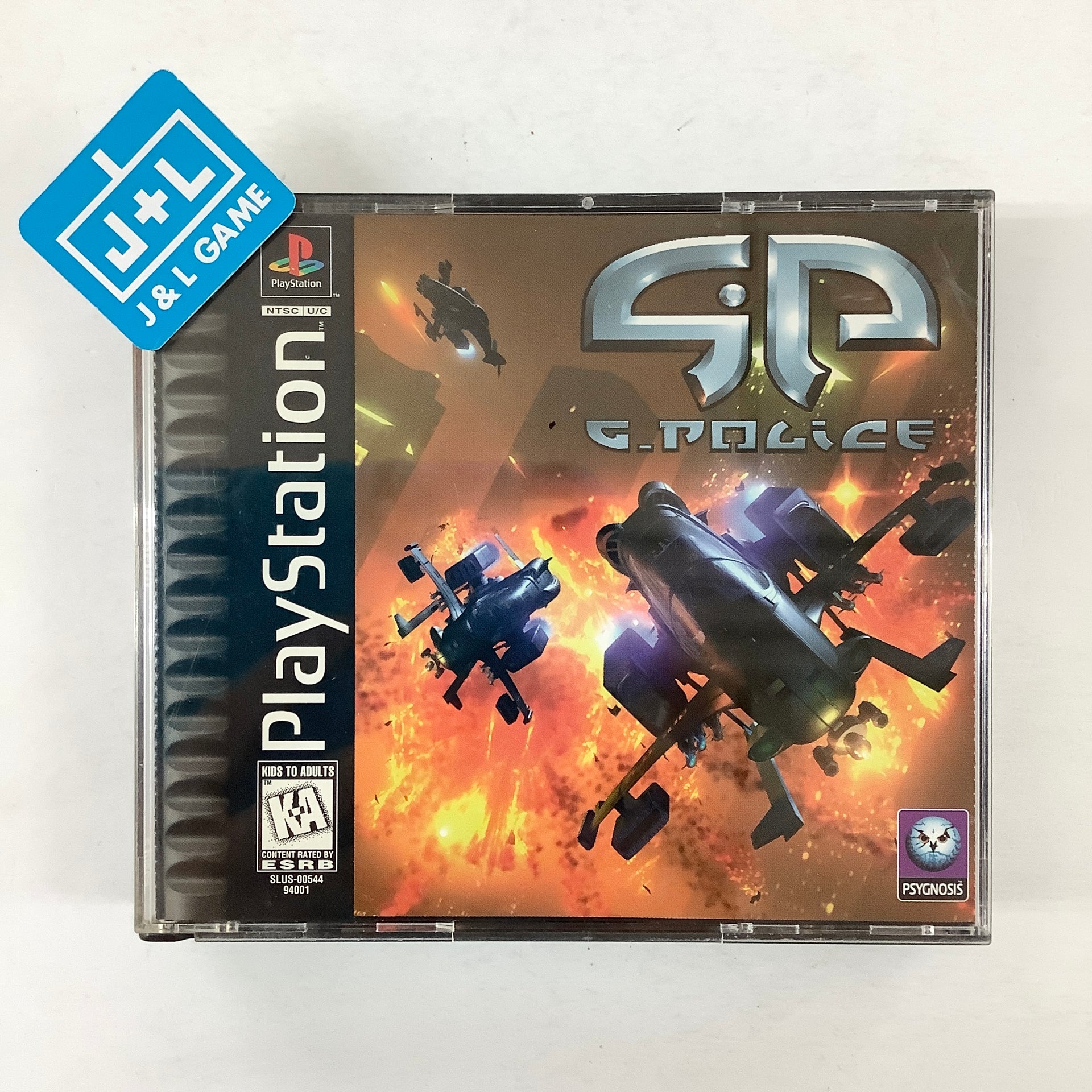 Jeu G Police Sur Sony PlayStation 1 – Compatible PS1/PS2/PS3, Bon état