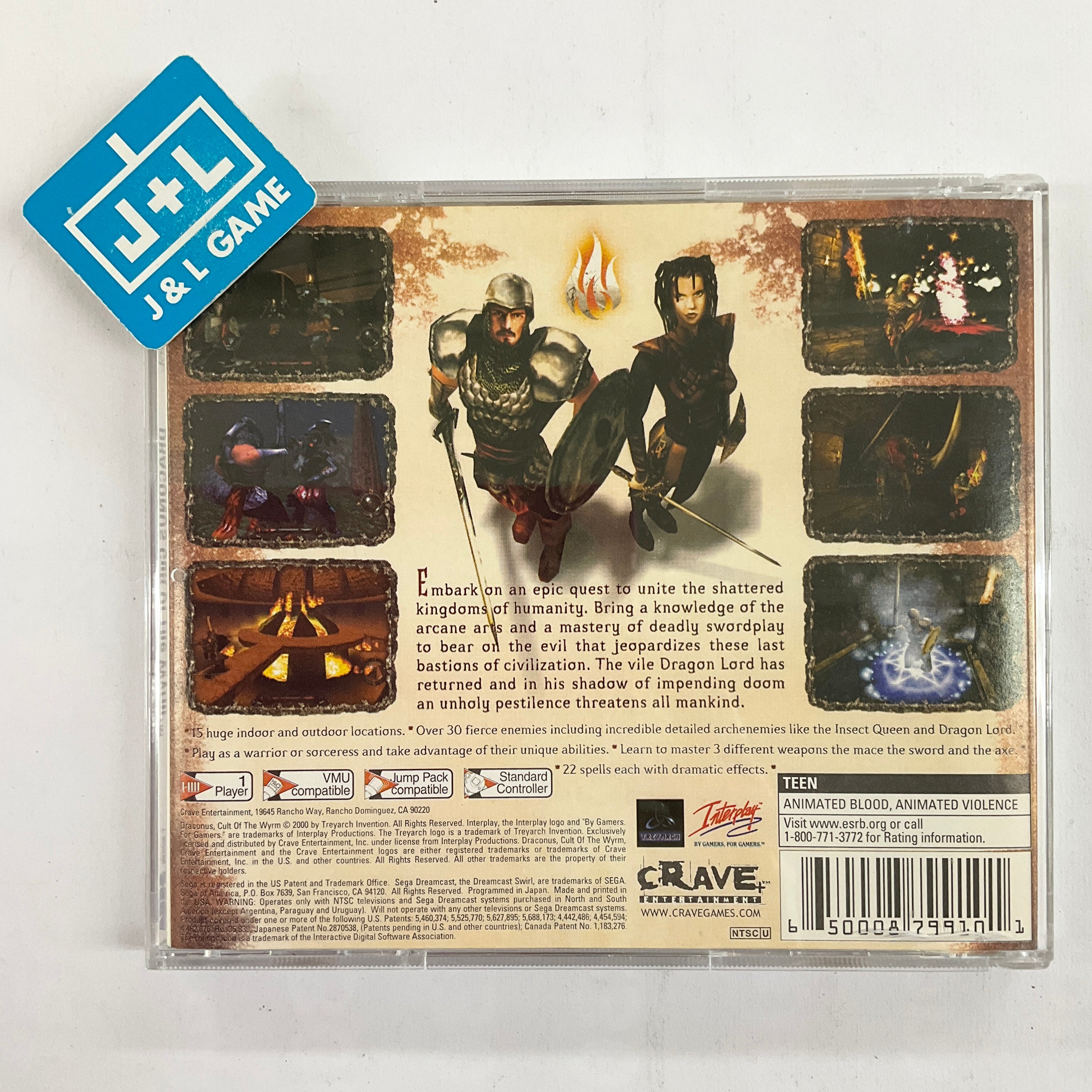 Draconus: Cult of the Wyrm - (DC) SEGA Dreamcast [Pre-Owned] | J&L