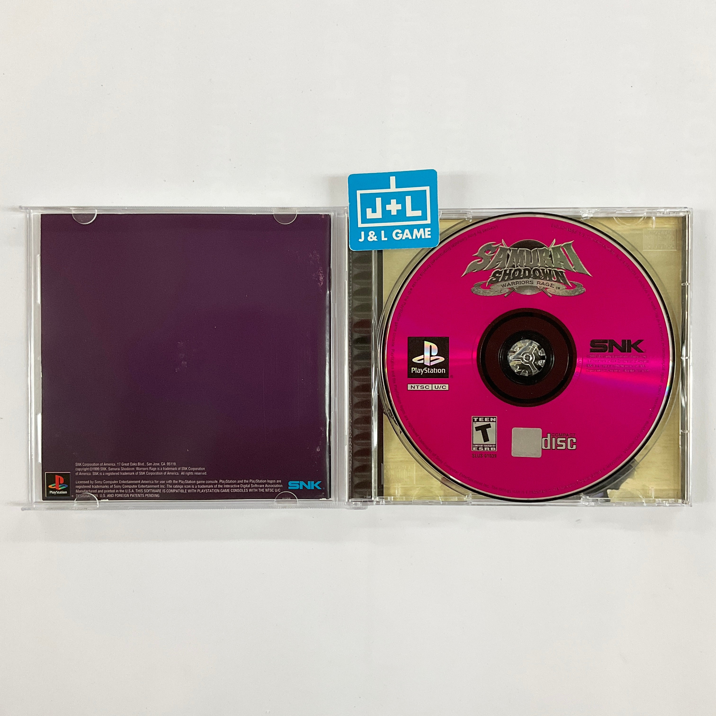 Samurai Shodown: Warriors Rage - (PS1) PlayStation 1 [Pre-Owned] Video Games SNK   
