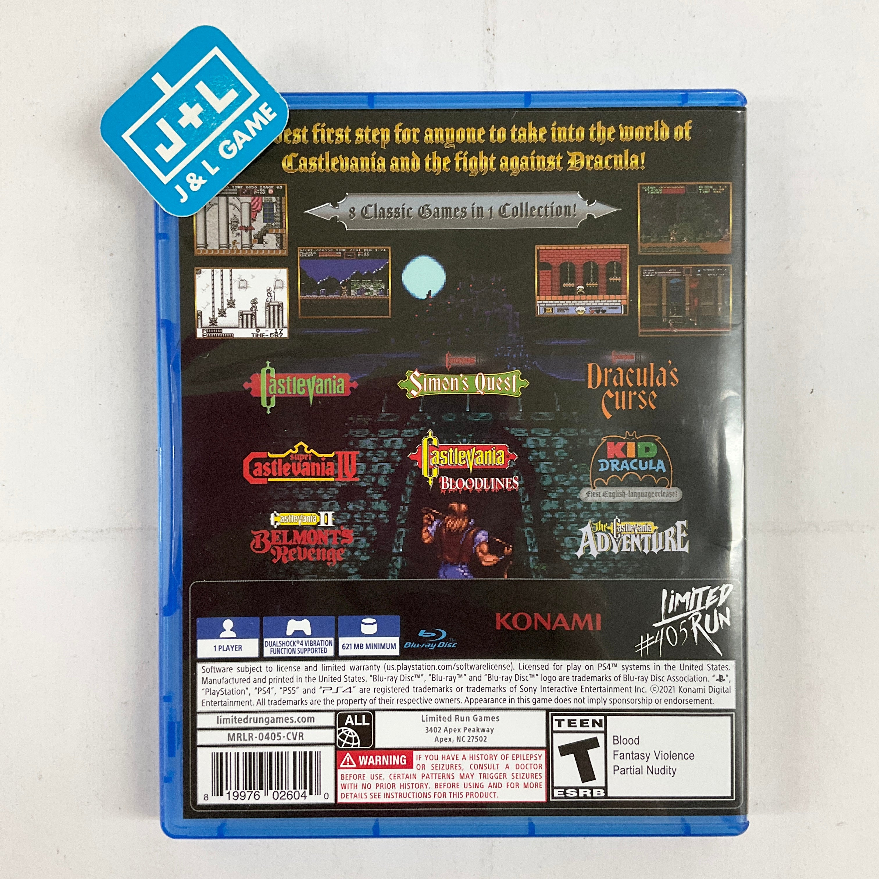 Castlevania Anniversary Collection (Limited Run #405) - (PS4) PlayStation 4 [Pre-Owned] Video Games Limited Run Games   