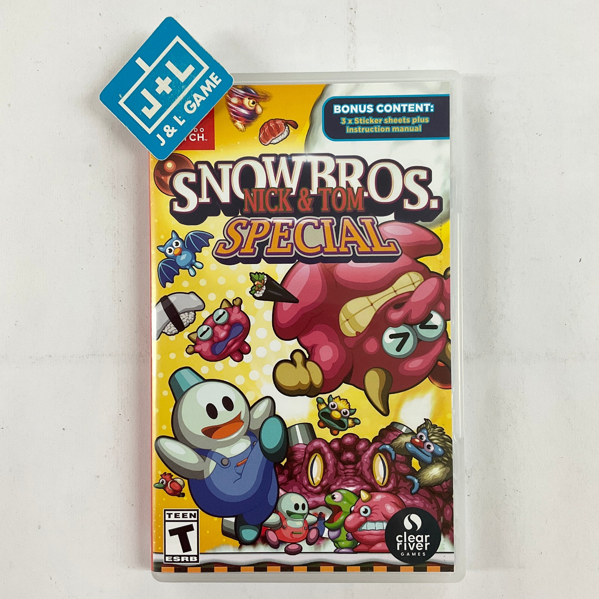 Snow Bros Nick & Tom Special - (NSW) Nintendo Switch [UNBOXING] Video Games Clear River Games   