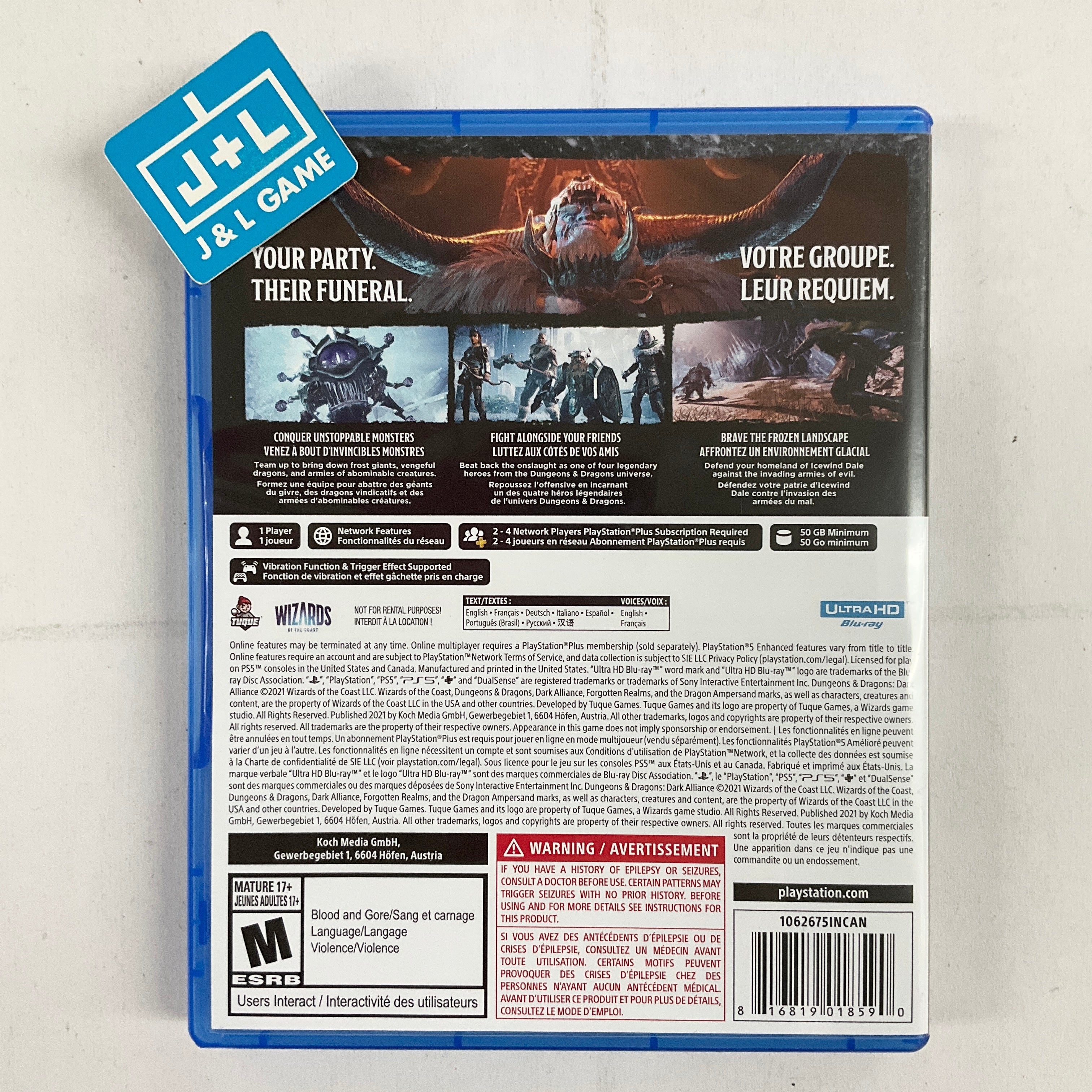 Dungeons & Dragons: Dark Alliance - (PS5) PlayStation 5 [Pre-Owned] Video Games Deep Silver   