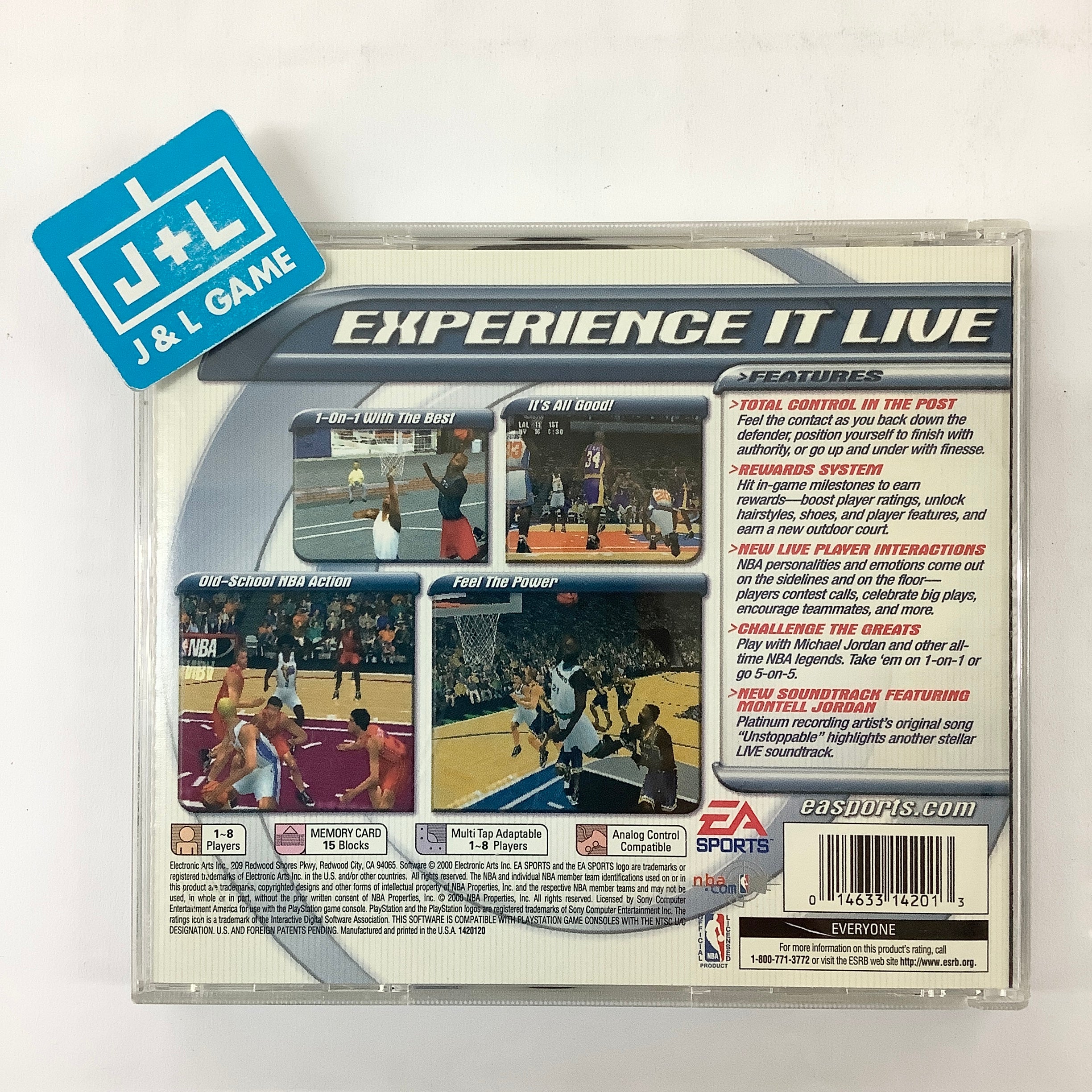 NBA Live 2001 - (PS1) PlayStation 1 [Pre-Owned] | J&L Game