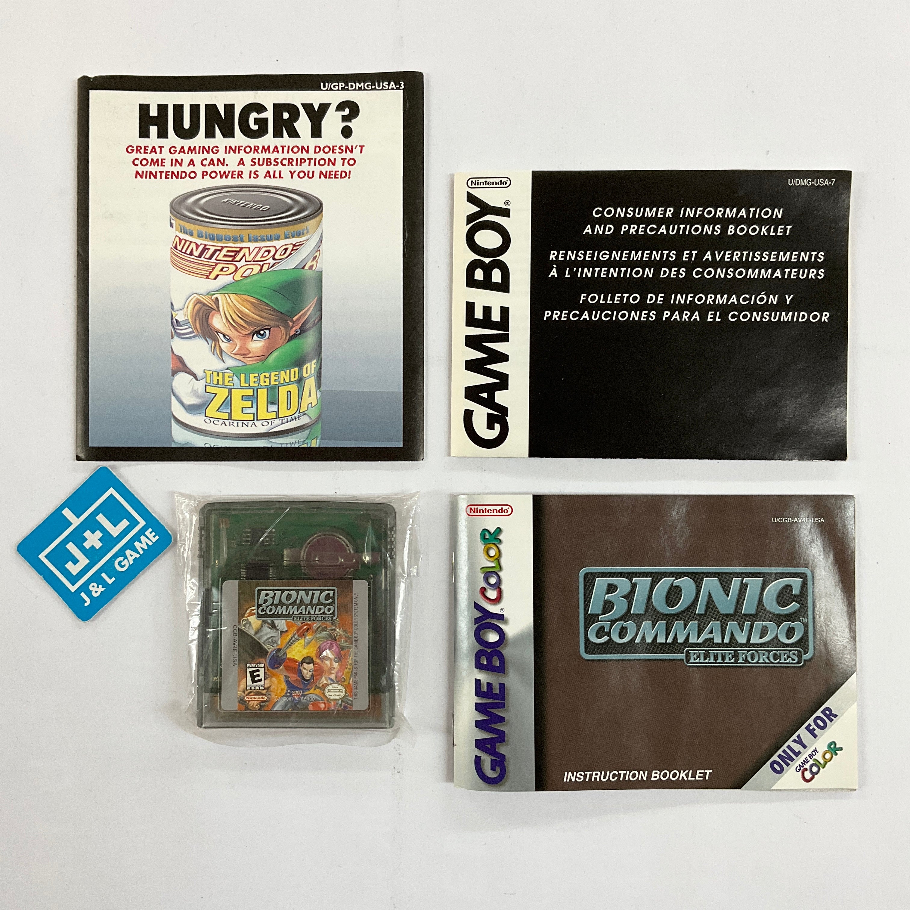 Bionic Commando: Elite Forces - (GBC) Game Boy Color [Pre-Owned] Video Games Nintendo   