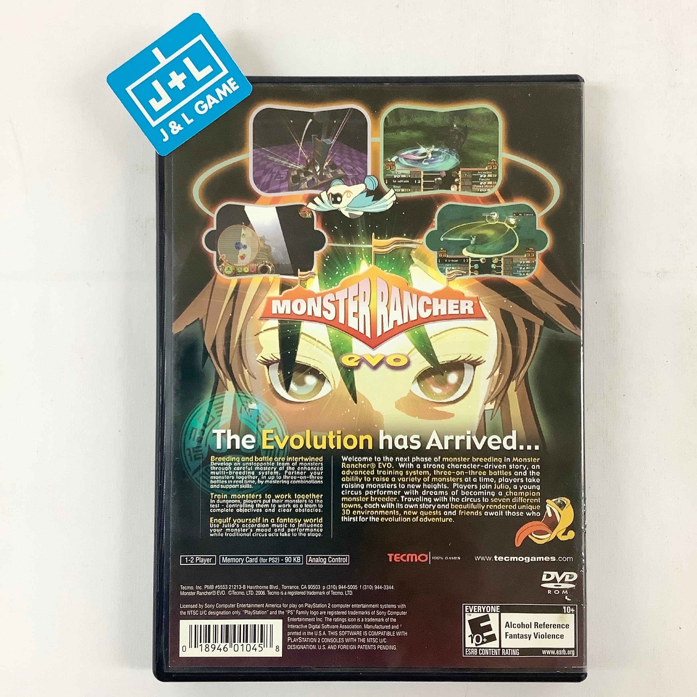 Monster Rancher EVO - (PS2) PlayStation 2 [Pre-Owned] Video Games Tecmo   