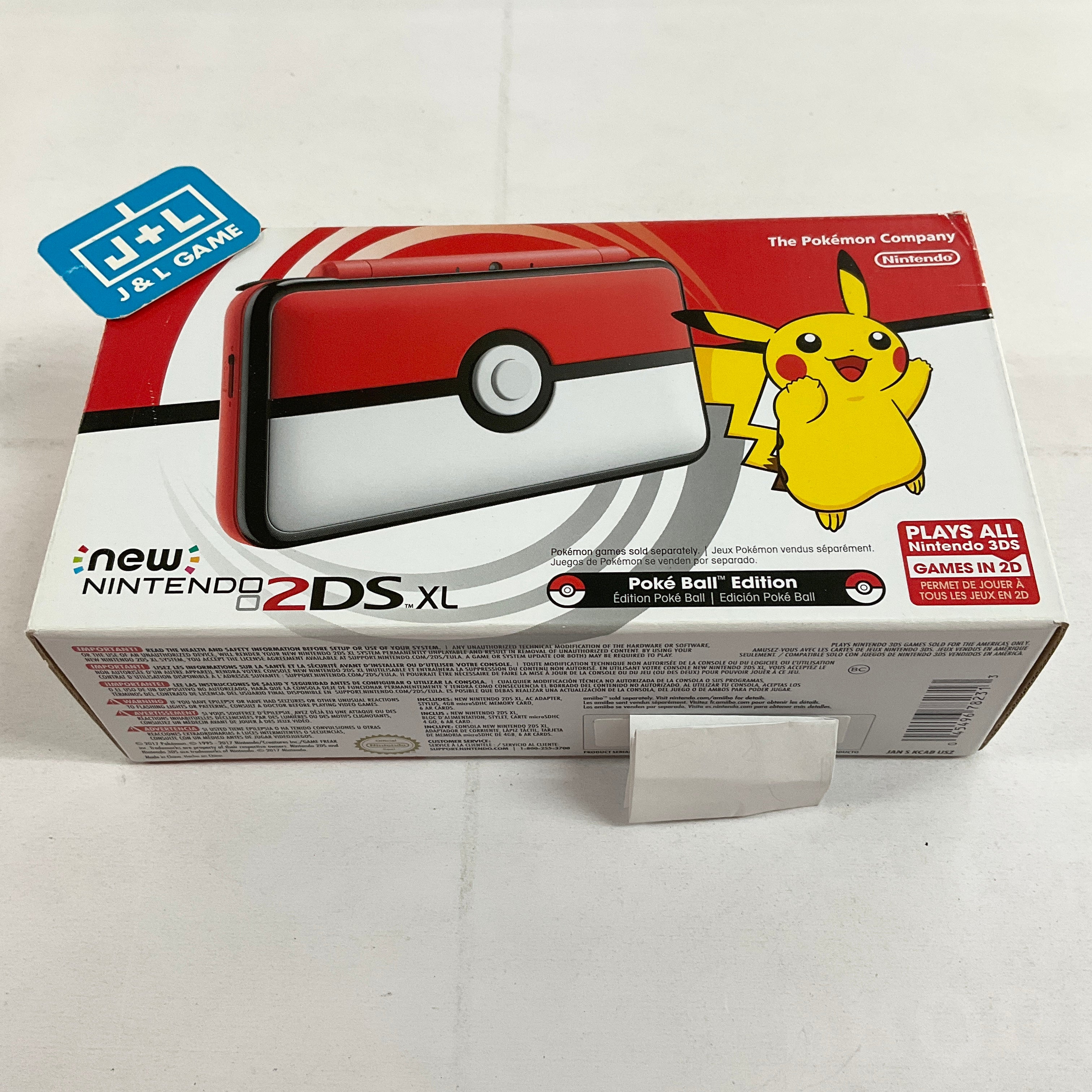New Nintendo 2DS XL Console (Poke Ball Edition) - Nintendo 3DS Consoles Nintendo   