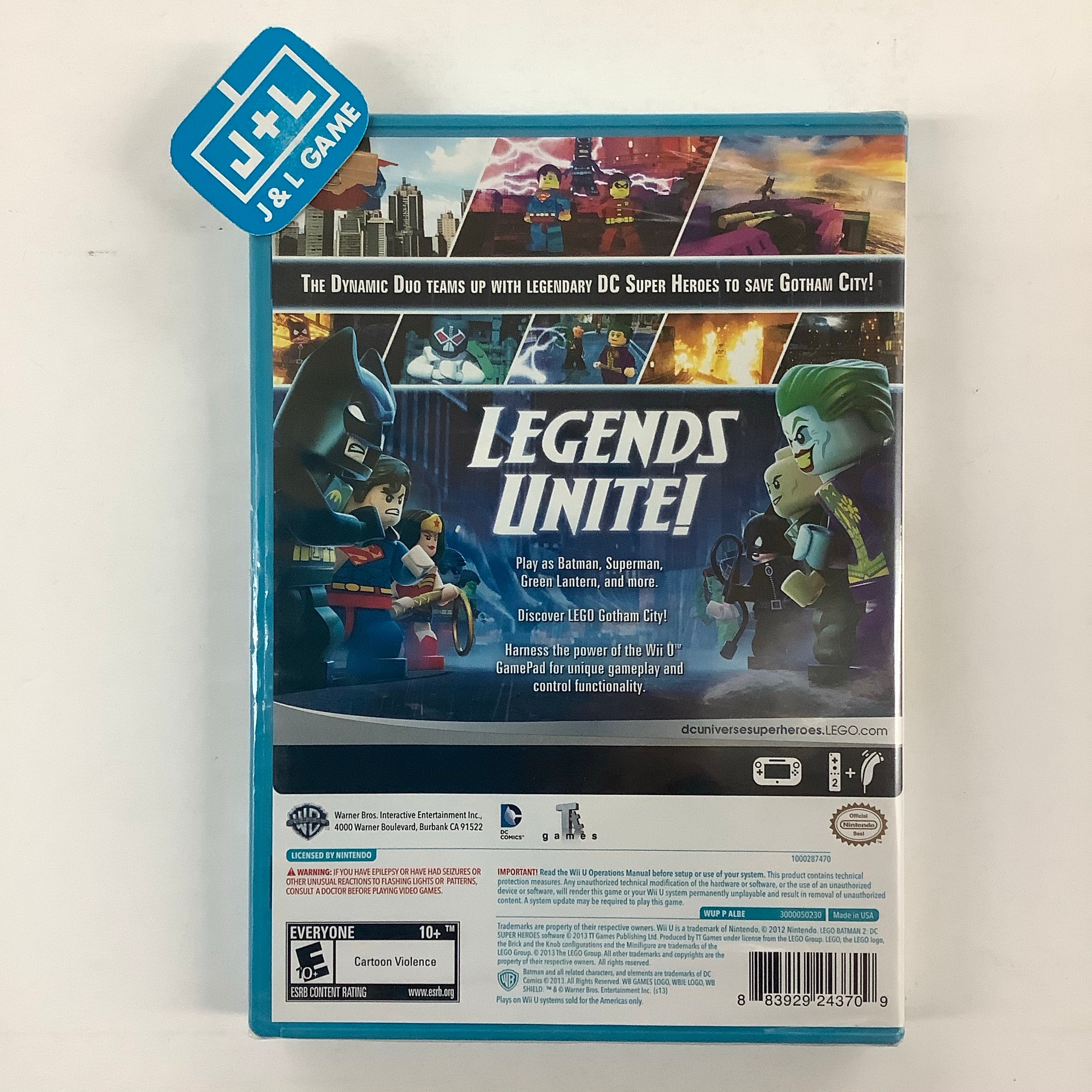 Lego Batman 2: DC Super Heroes - Nintendo Wii U Video Games WB Games   
