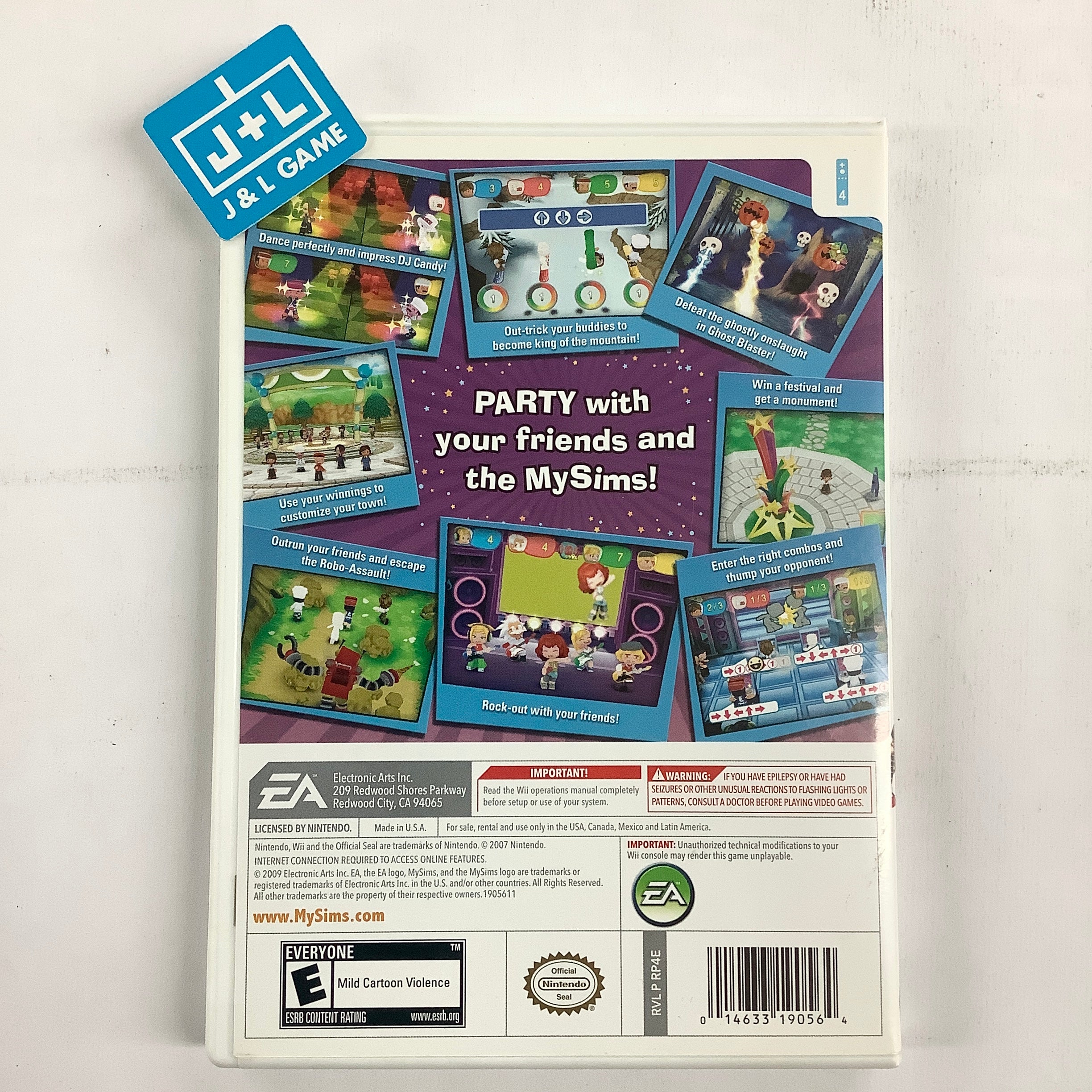 MySims Party - Nintendo Wii [Pre-Owned] Video Games Electronic Arts   