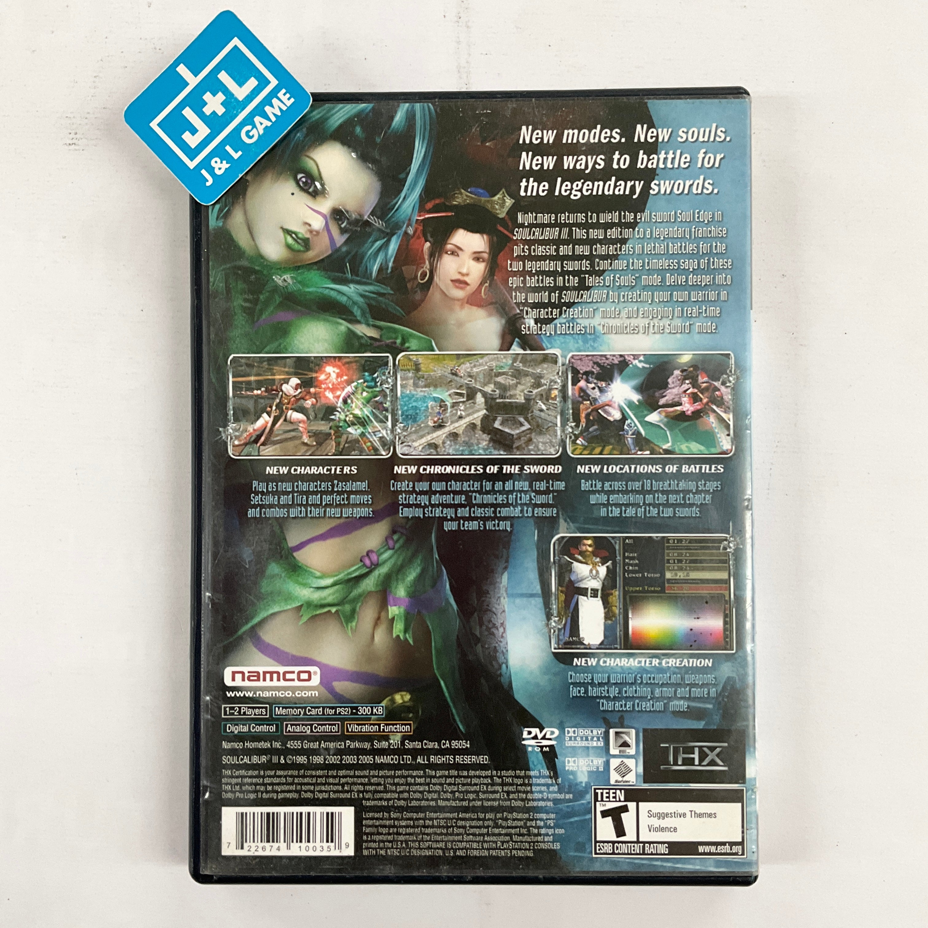 Soul Calibur III - (PS2) PlayStation 2 [Pre-Owned] Video Games Namco   
