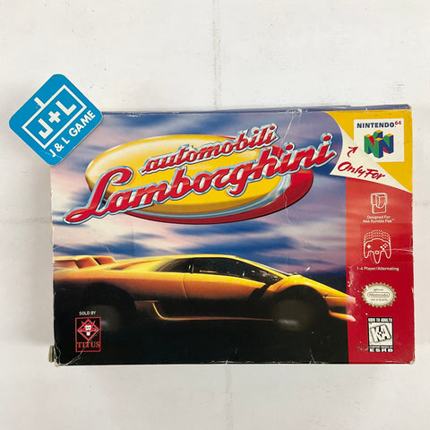 Automobili Lamborghini - (N64) Nintendo 64 [Pre-Owned] Video Games Titus Software   
