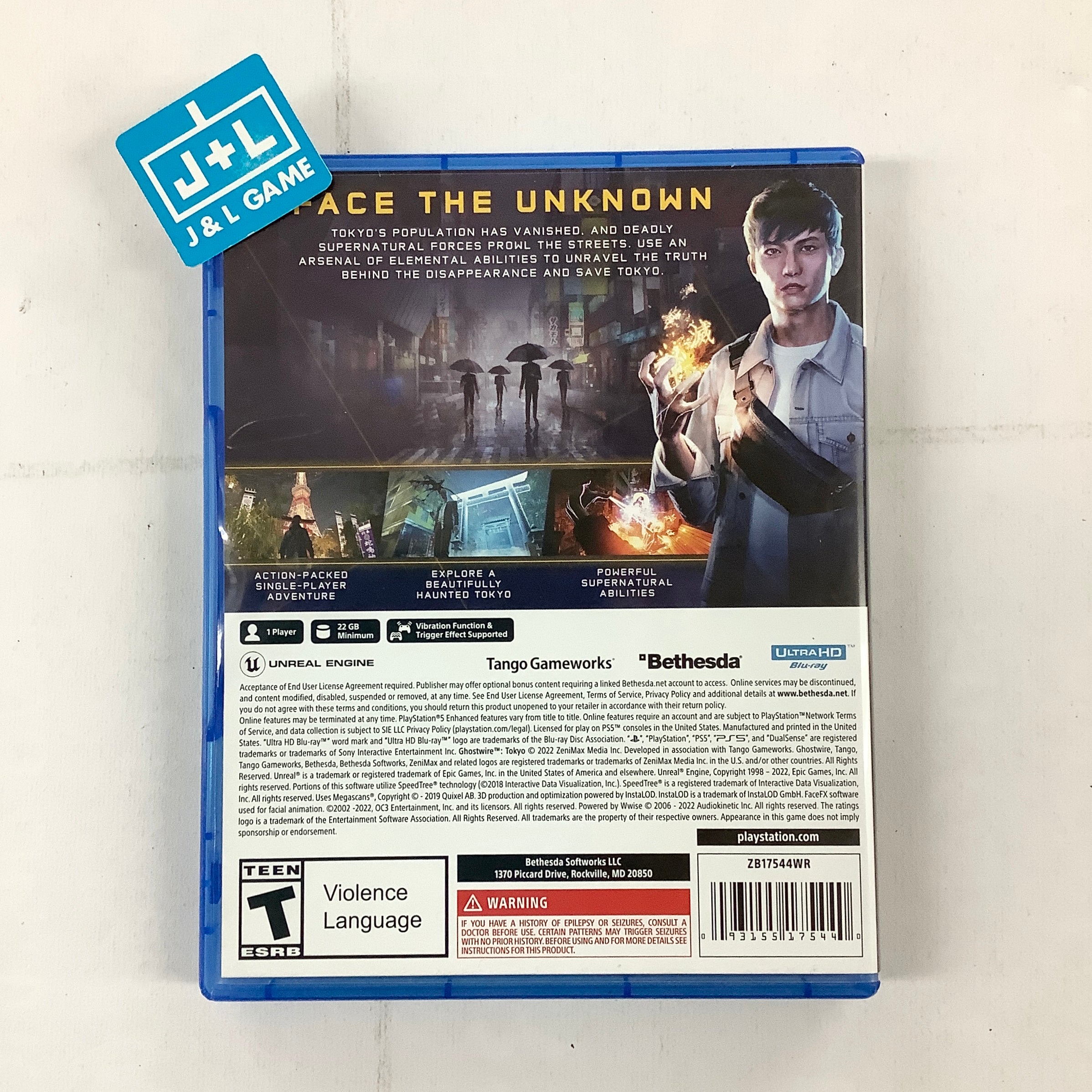 Ghostwire: Tokyo - (PS5) PlayStation 5 [UNBOXING] Video Games Bethesda   