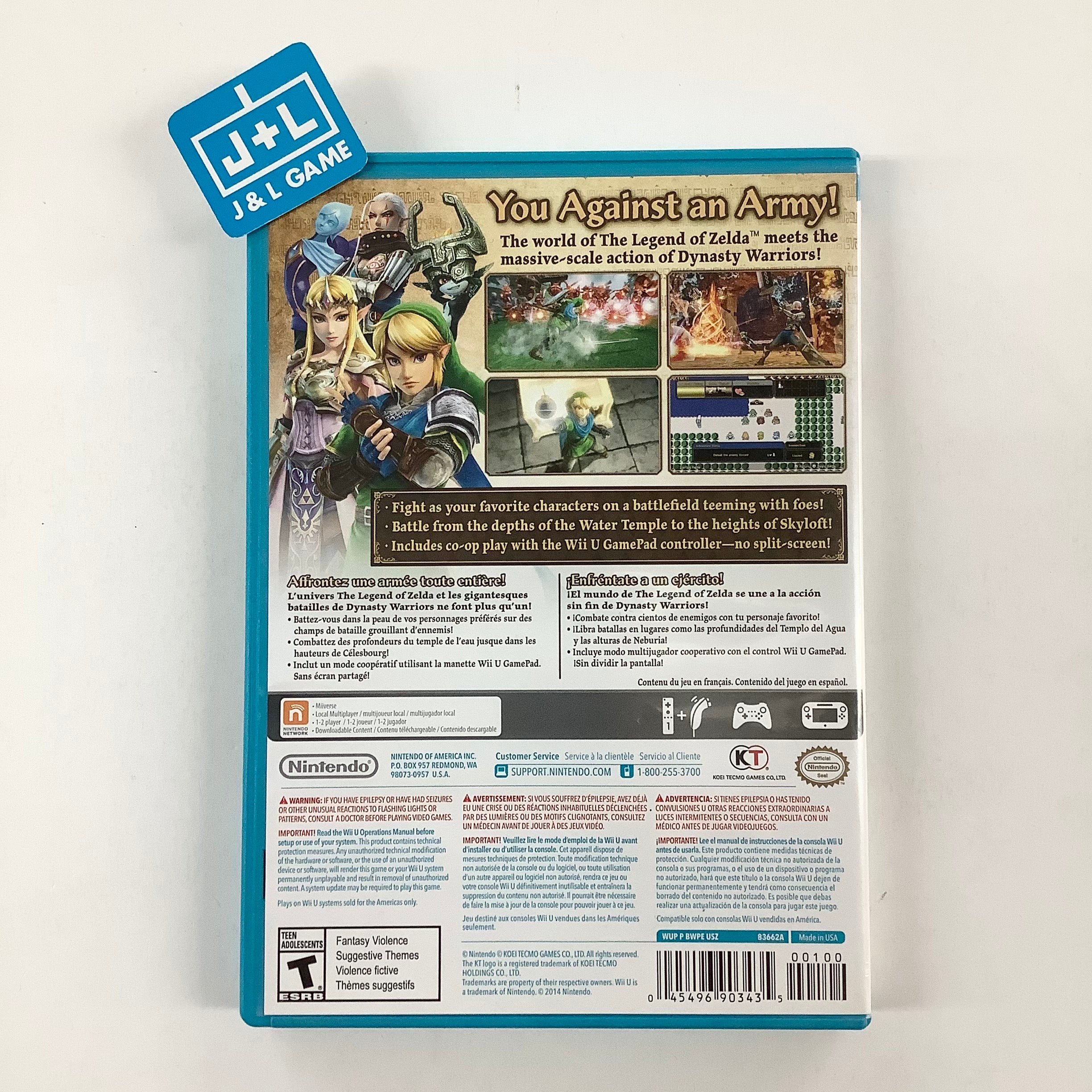 Hyrule Warriors - Nintendo Wii U [Pre-Owned] Video Games Nintendo   