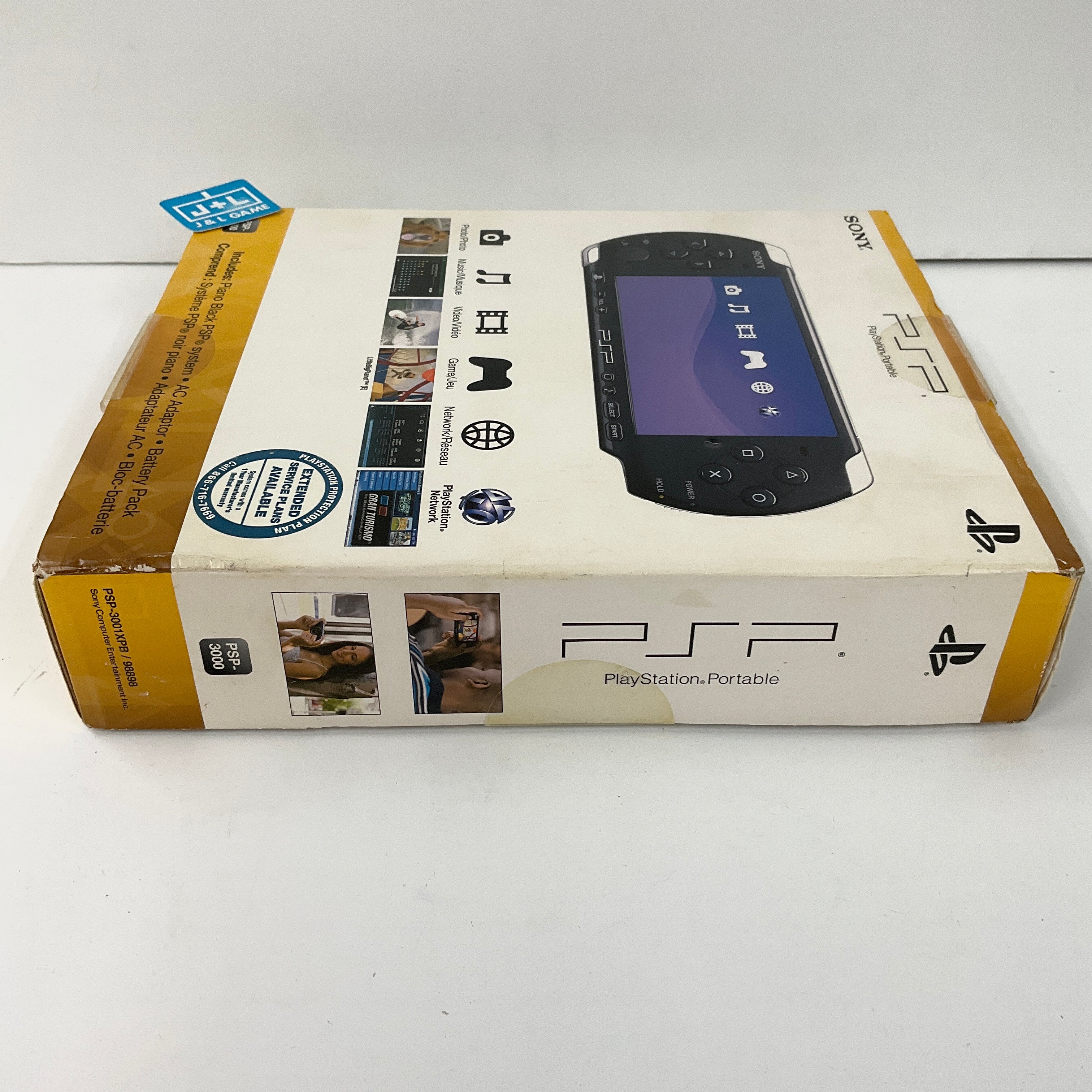 Sony PlayStation Portable 3000 Console (Piano Black) - Sony PSP Video Games Sony   