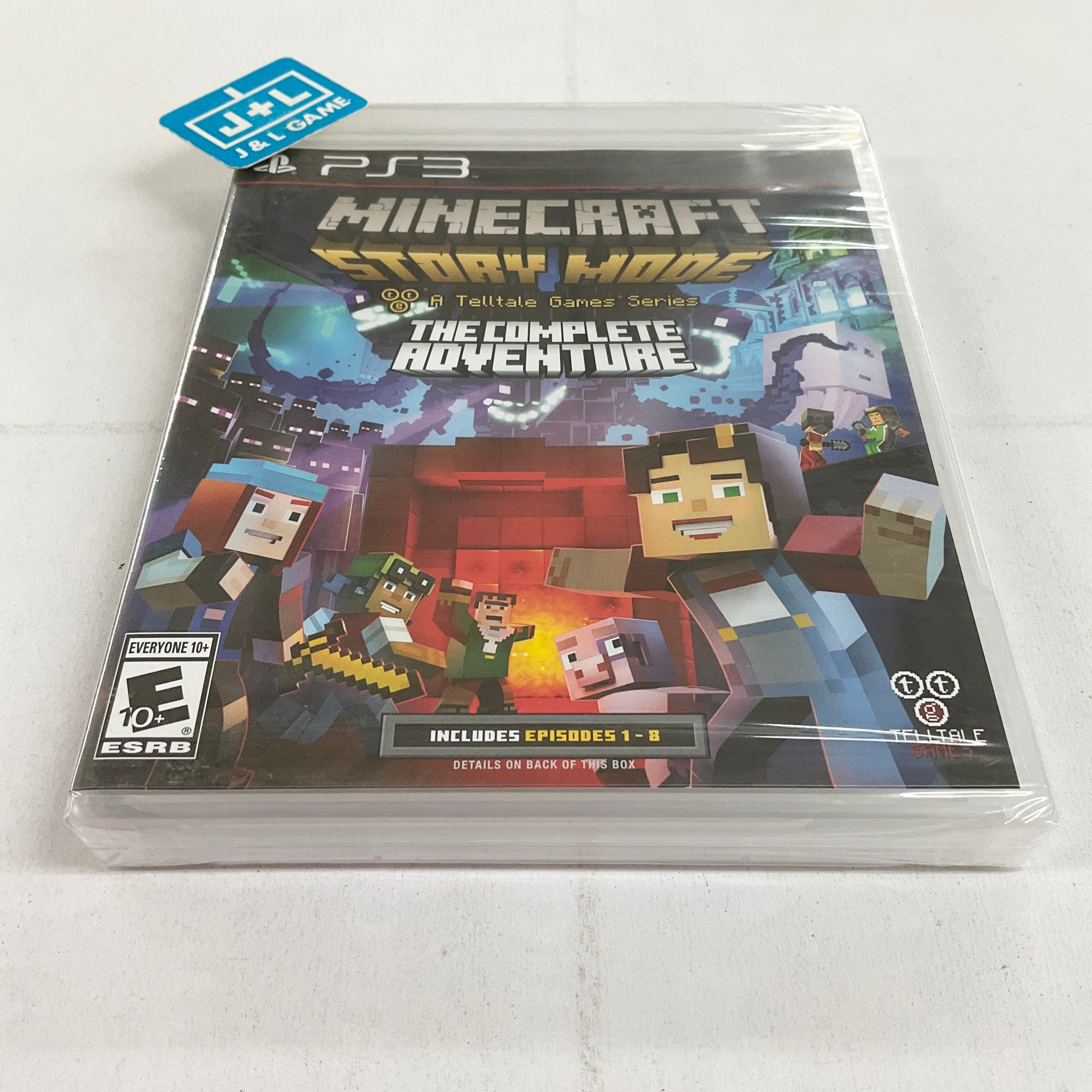 Minecraft: Story Mode - A Telltale Games Series - The Complete Adventure - (PS3) PlayStation 3 Video Games Telltale Games   